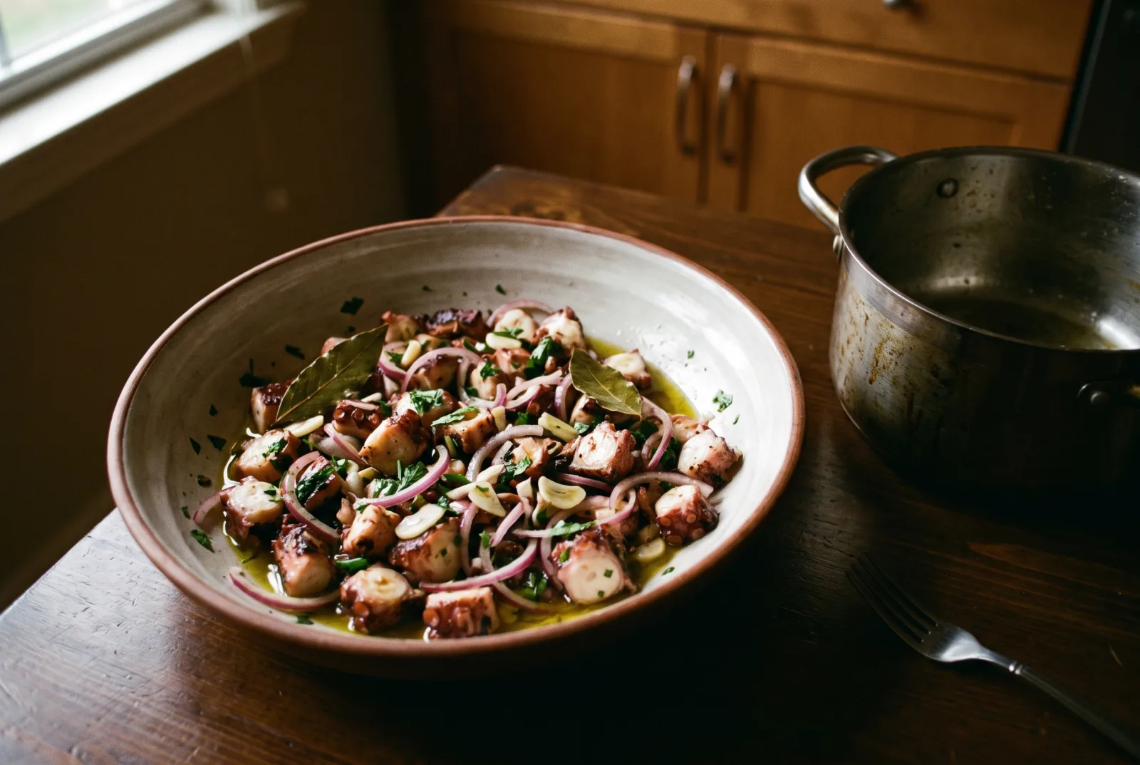 Octopus Salad | An Aegean Olive Oil Meze