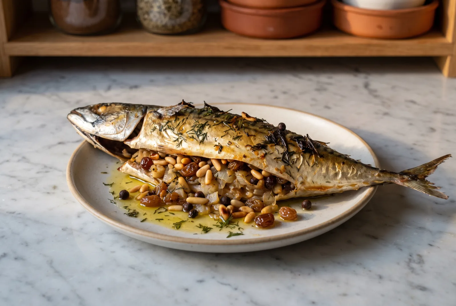 Stuffed Mackerel | Oven-Baked Seafood Meze