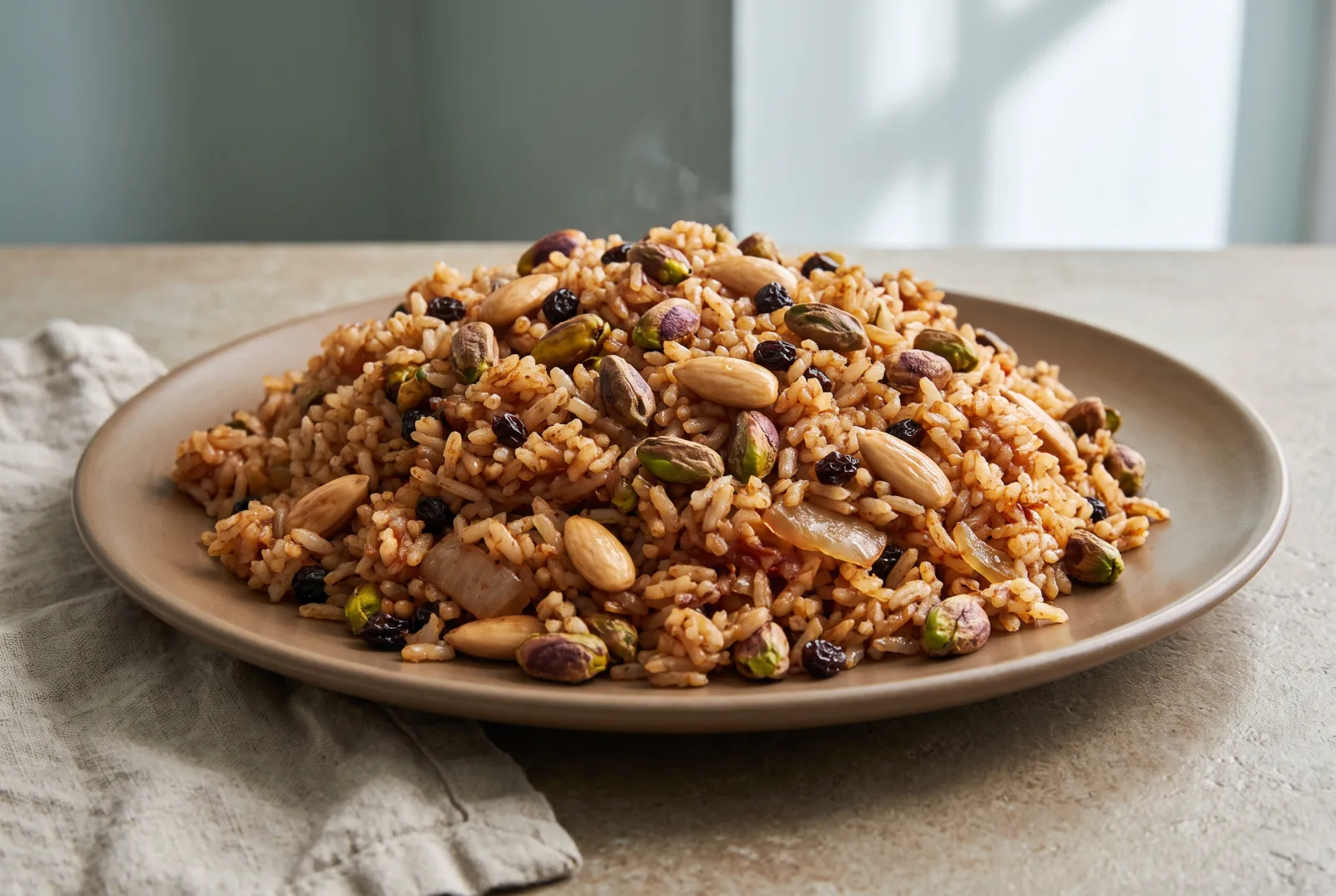 Antakya-Style Pistachio Pilaf
