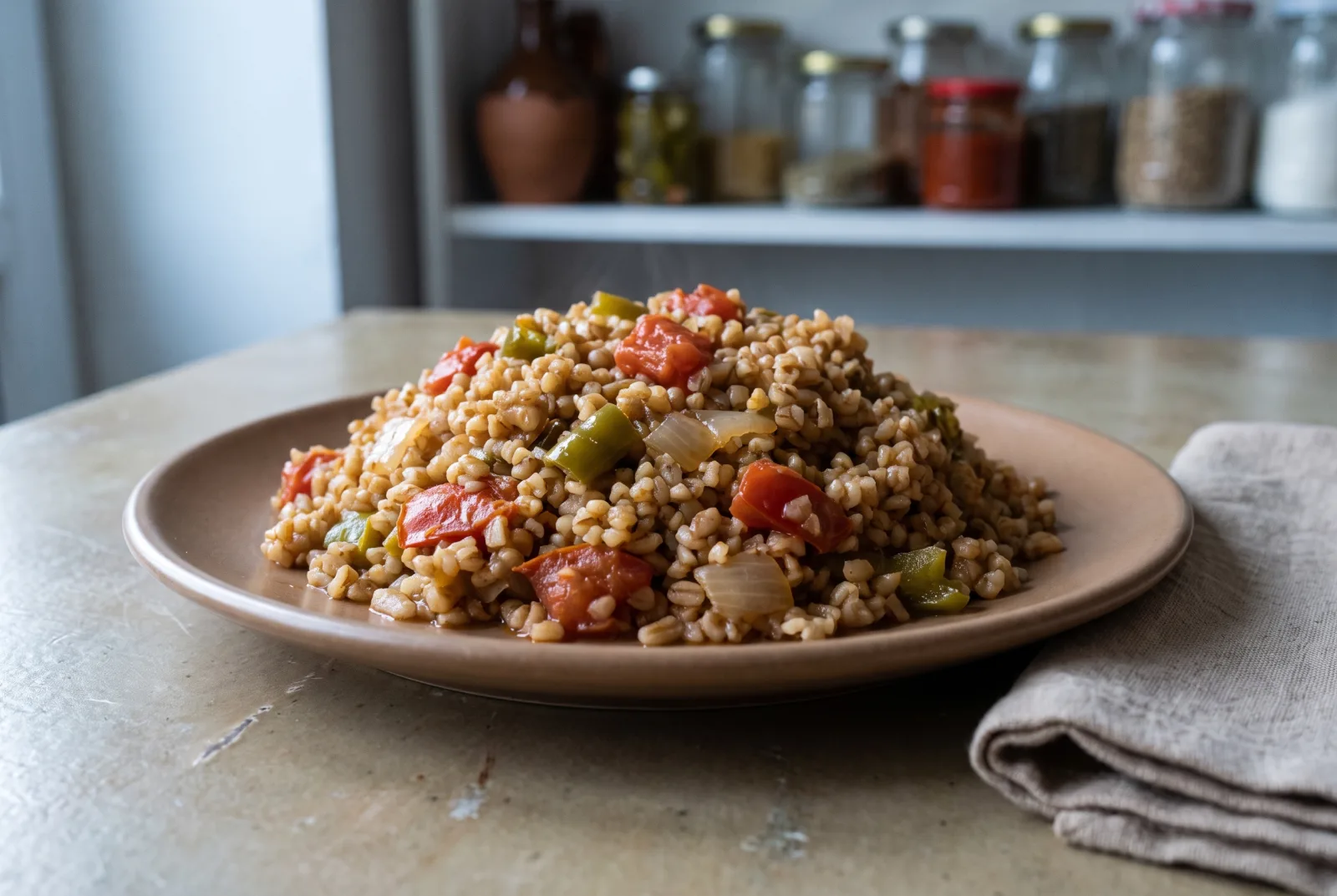 Pressure-Cooker Bulgur Pilaf — Quick and Easy