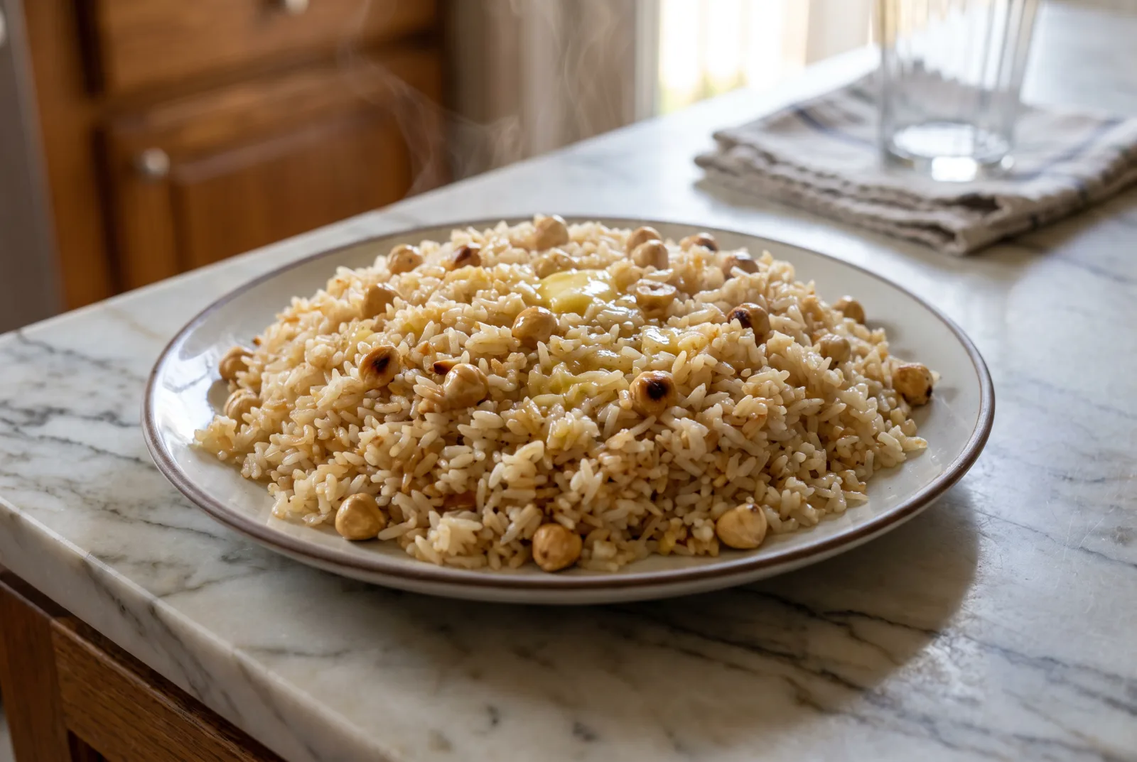 Hazelnut Rice Pilaf — Black Sea-Style