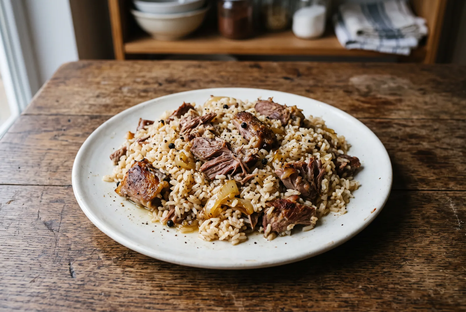 Kaz Etli Pilav — Kars-Style Goose and Rice Pilaf