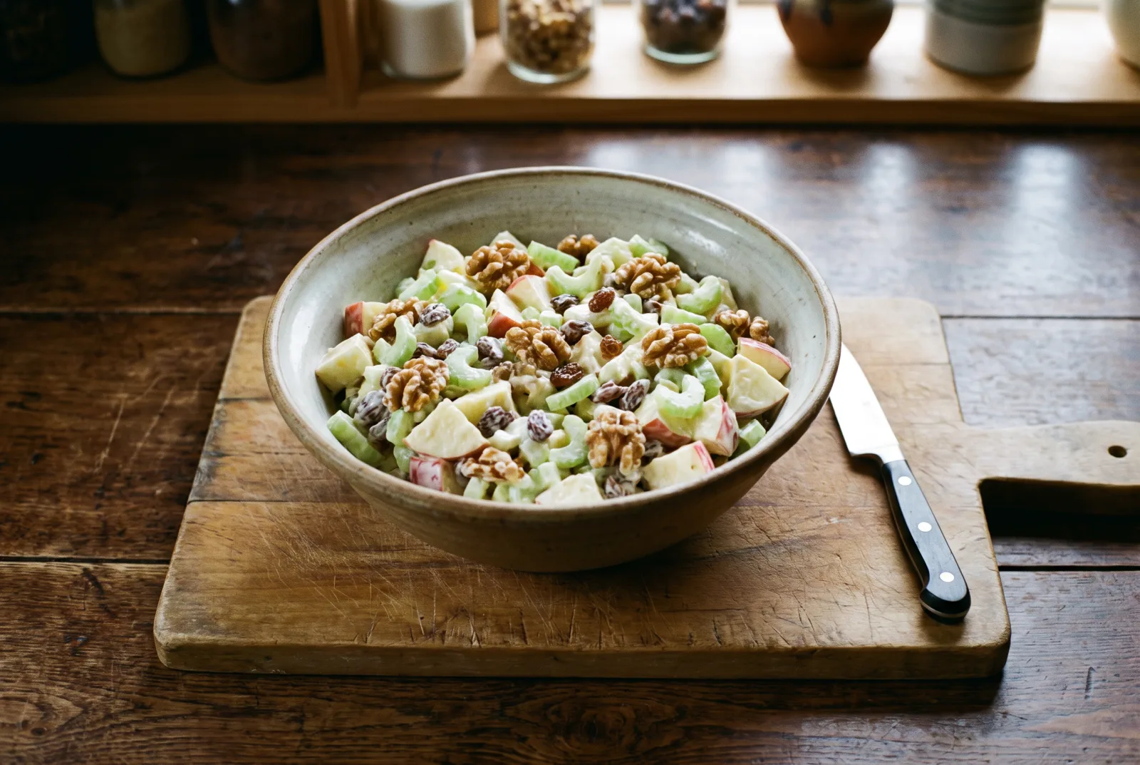 Waldorf Salad | Classic American Apple, Celery, and Walnut Salad