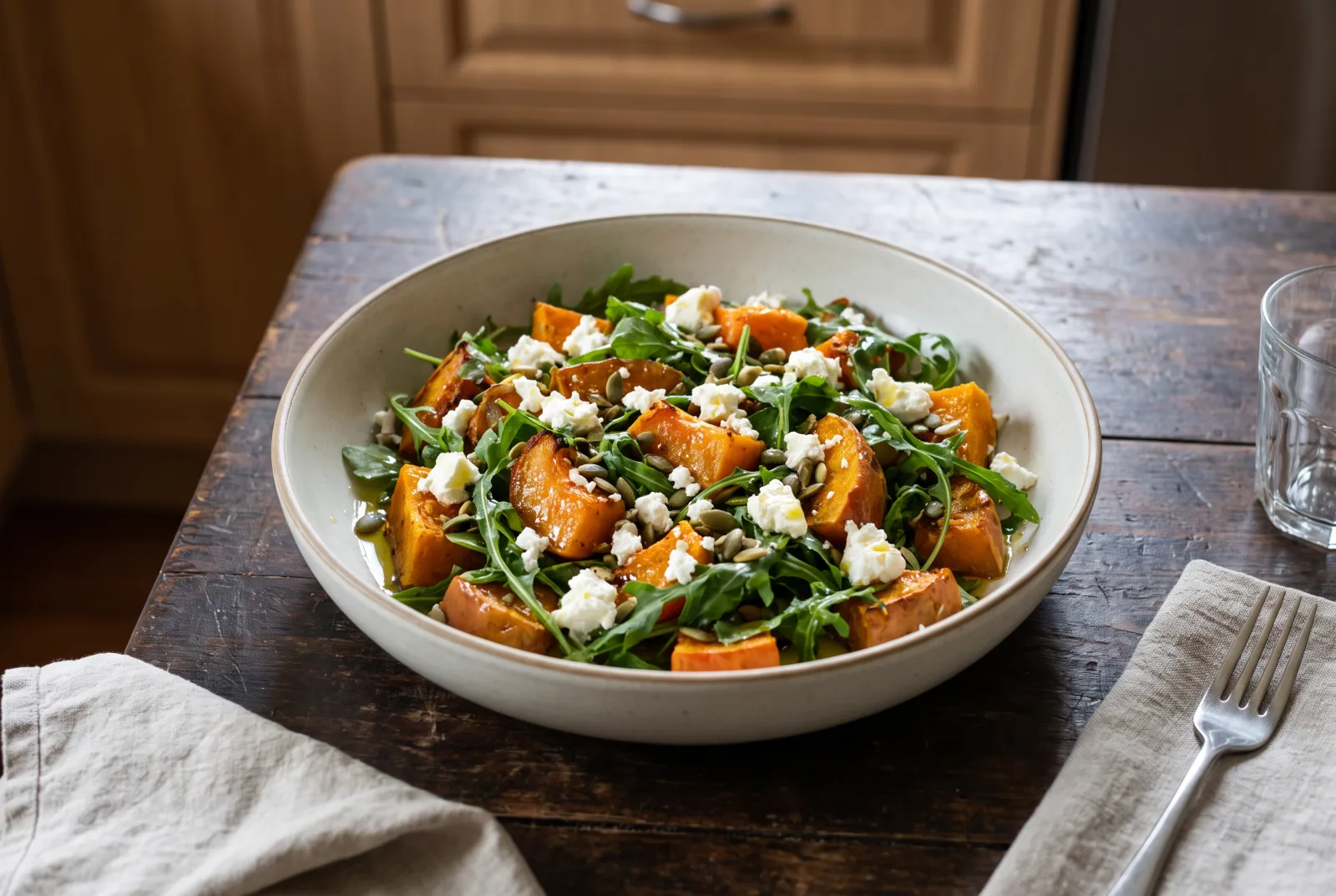 Pumpkin Salad | An Autumn Recipe with Toasted Seeds