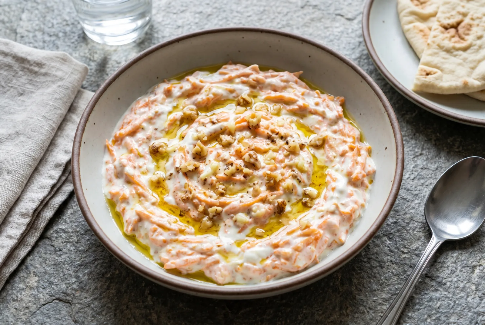 Tarator Carrot Salad with Walnuts and Yogurt