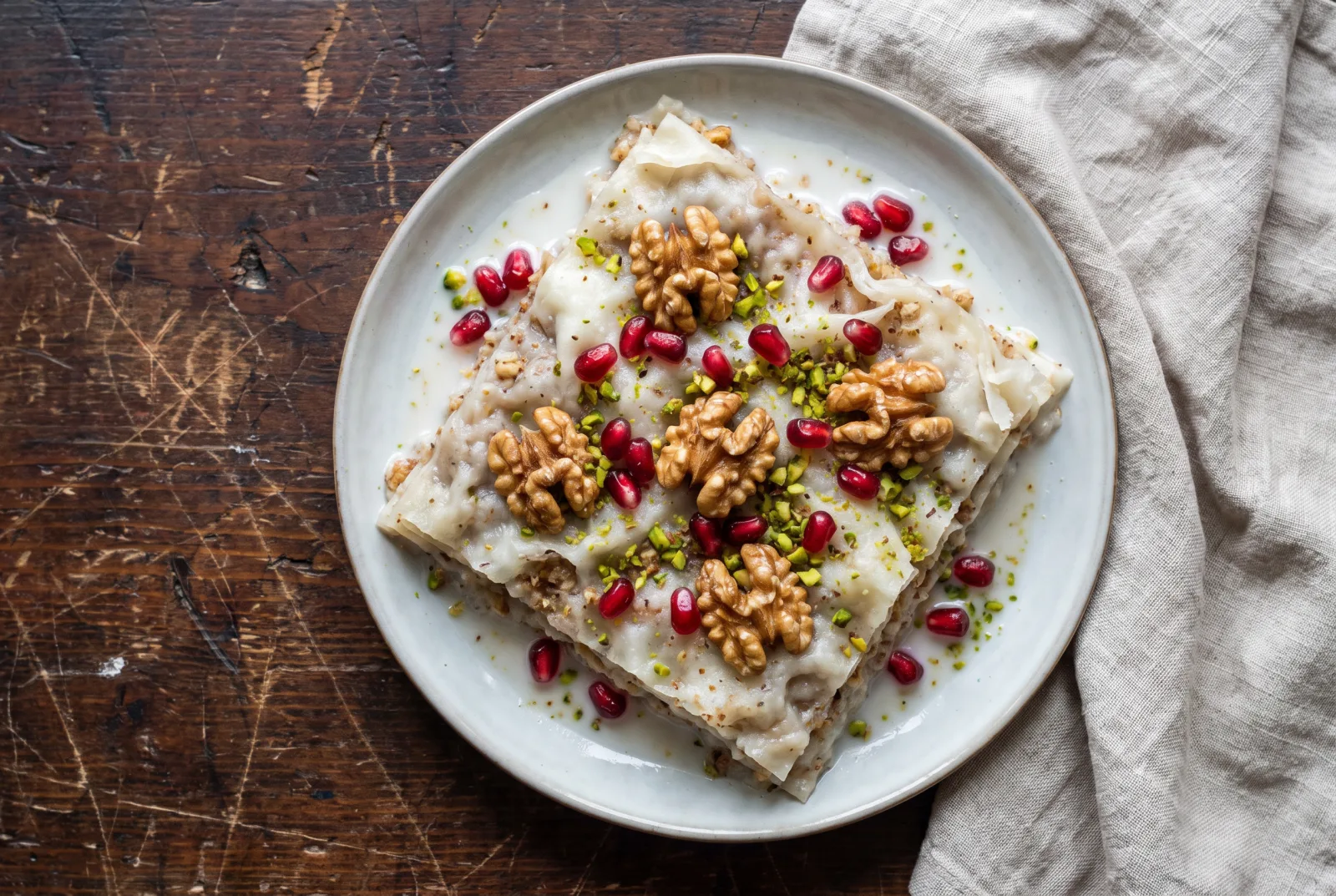 Güllaç — Rose-Scented Ramadan Dessert