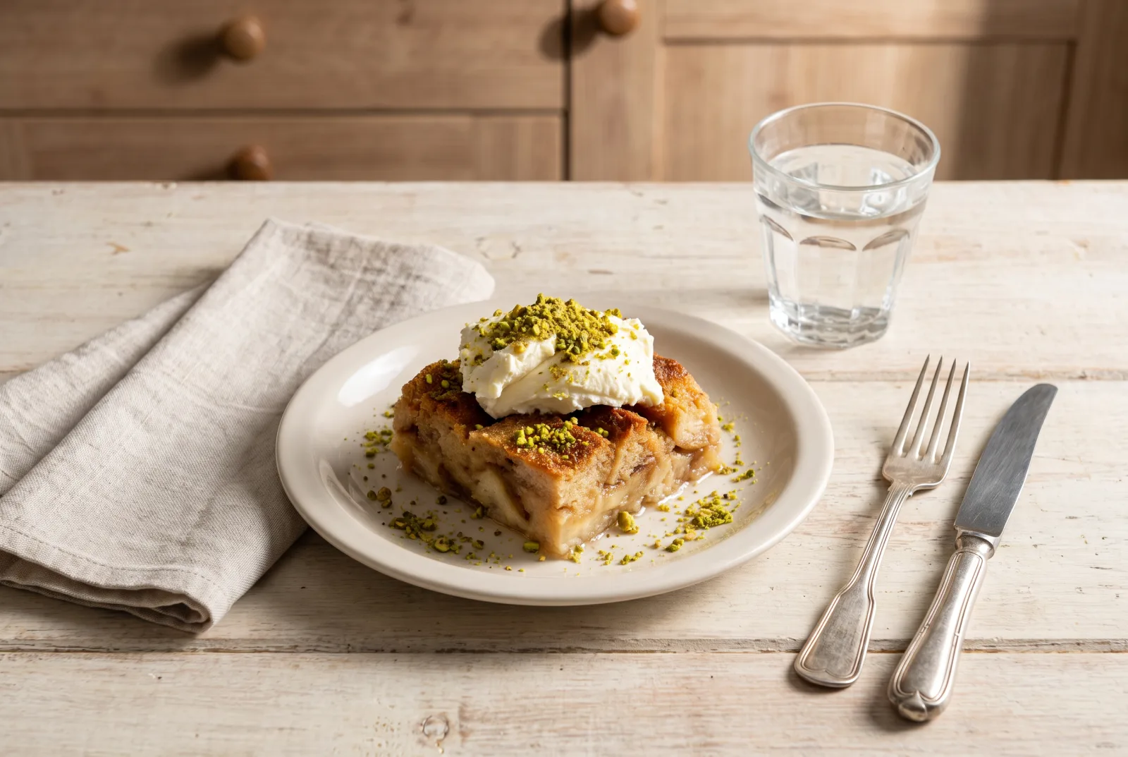 Ekmek Kadayıfı | Turkish Syrup-Soaked Bread Dessert with Kaymak