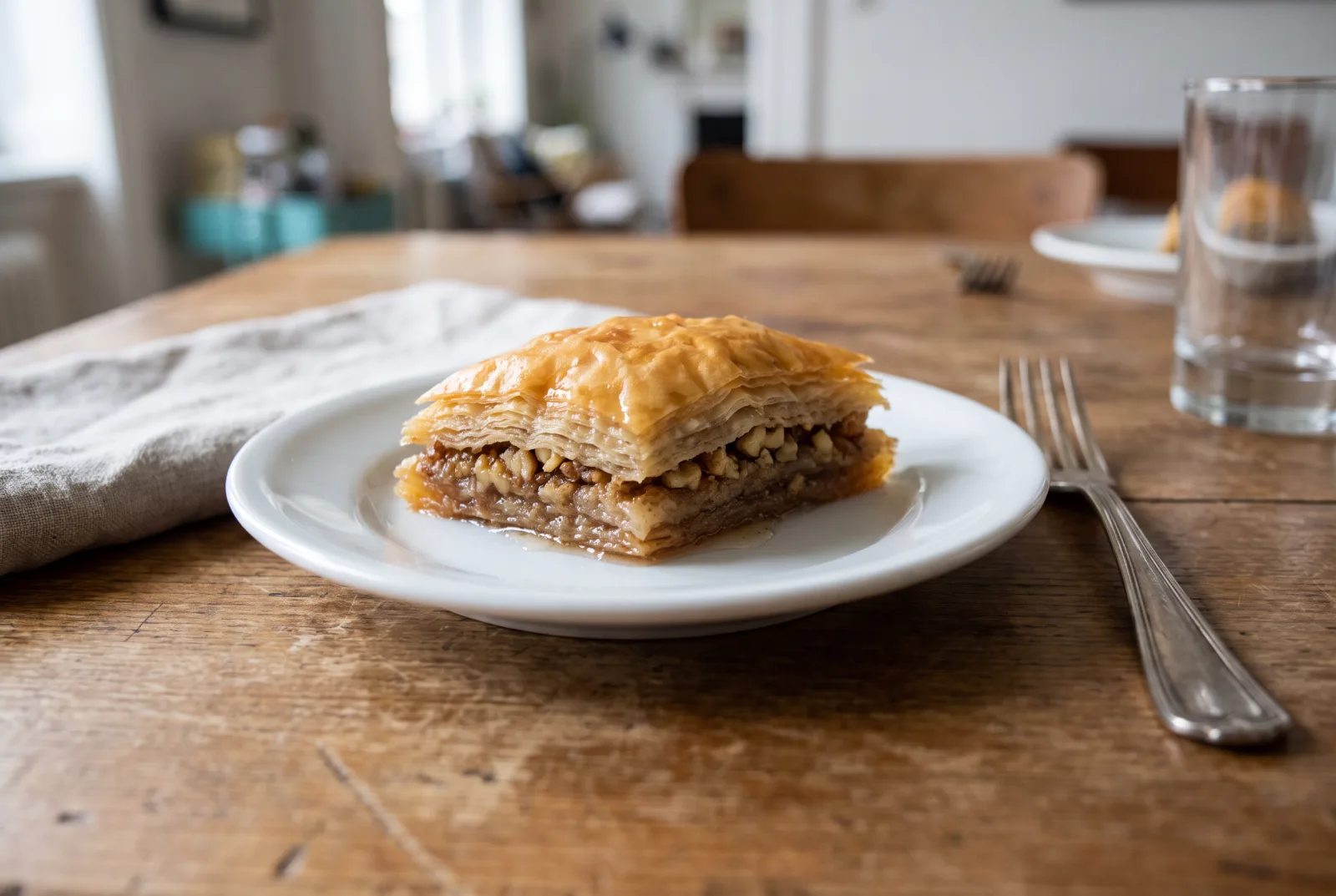 Walnut Baklava | Syrup-Soaked Layered Pastry with Walnuts
