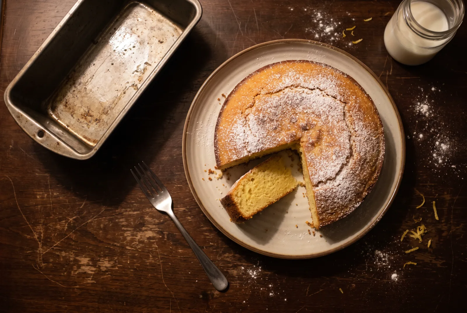Lemon Cake | Moist Cake with Lemon Zest and Syrup