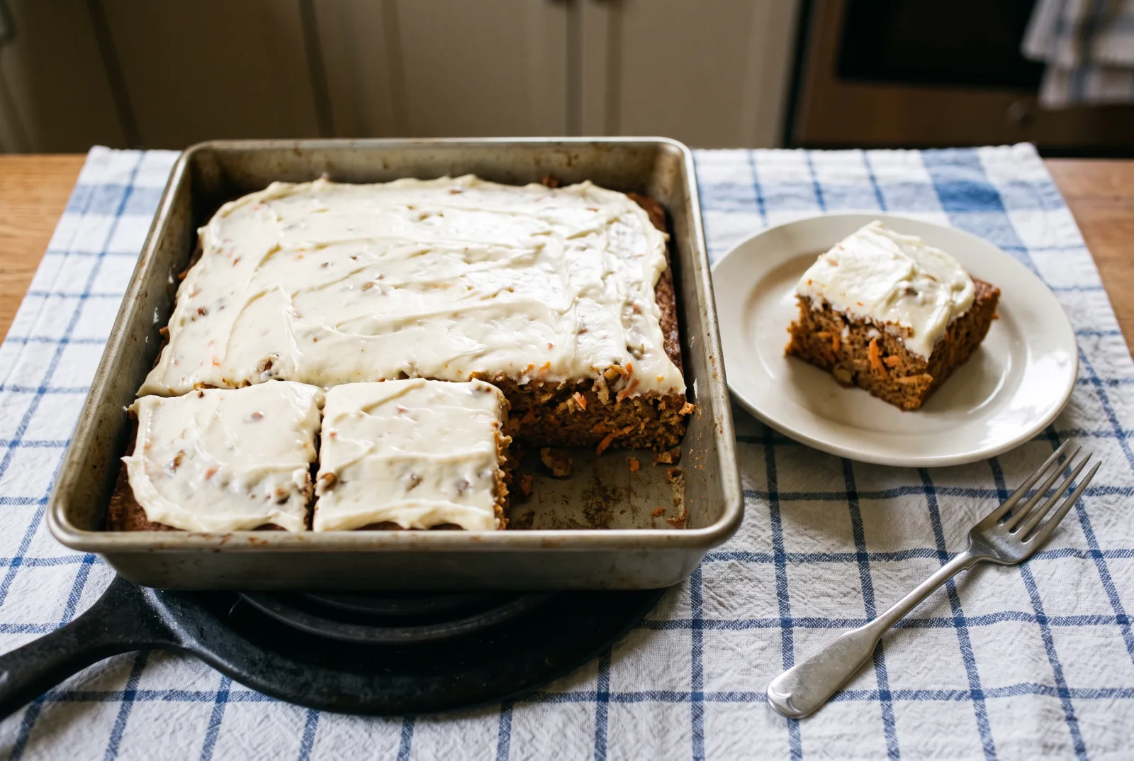 Carrot Cake — Walnut-Spiced Moist Cake