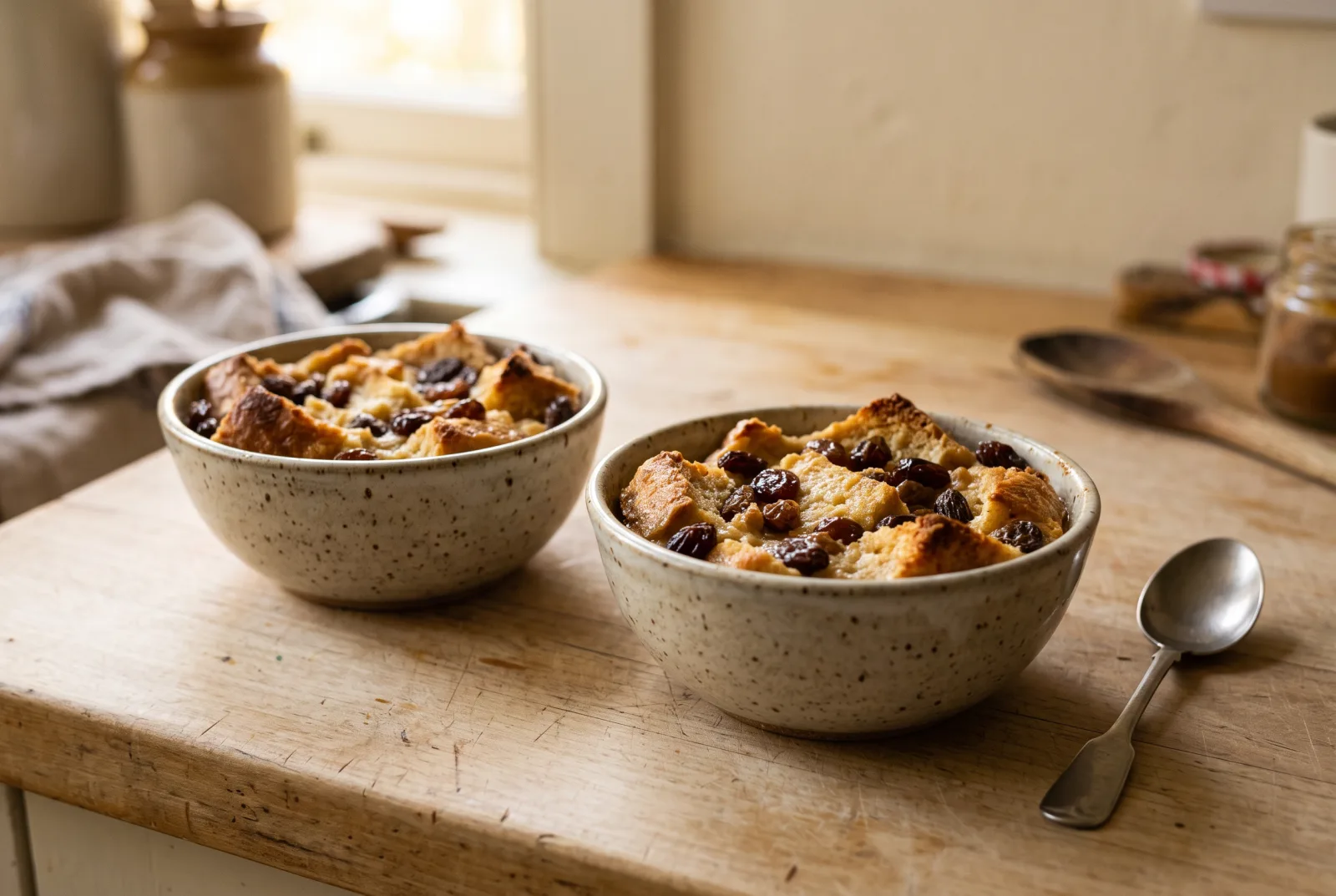 Cinnamon and Raisin Bread Pudding