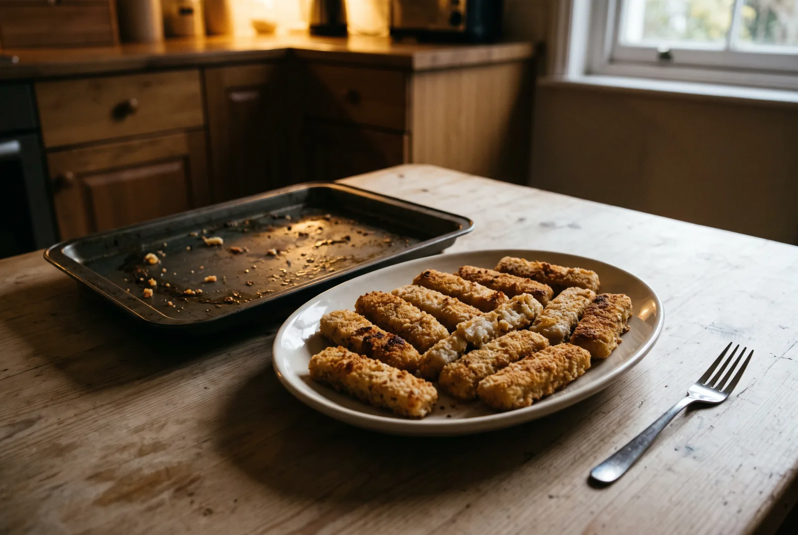 Crispy Oven-Baked Fish Fingers for Children