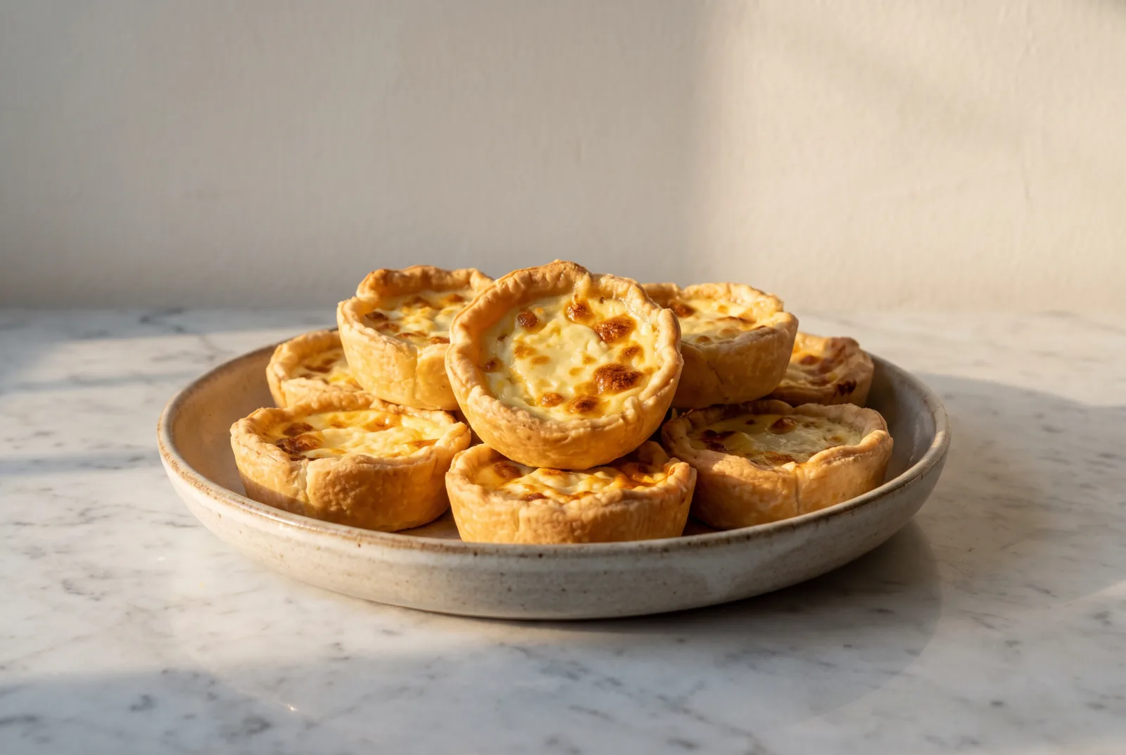 Mini Cheese Quiches | Shortcrust Pastry Recipe
