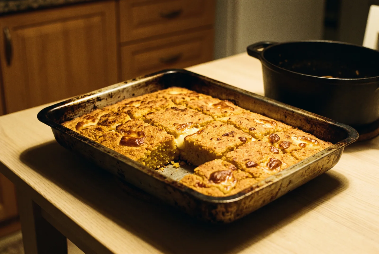Kashar Cheese Cornbread — Quick Savory Oven-Baked Bread