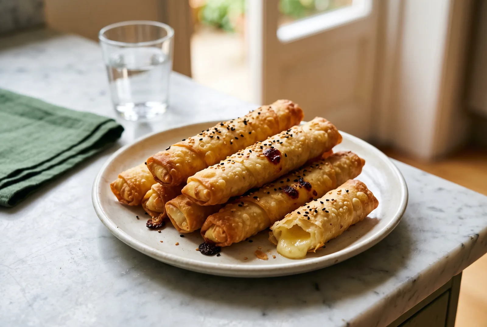 Cheese-Stuffed Puff Pastry Twists — a Crisp Oven-Baked Snack