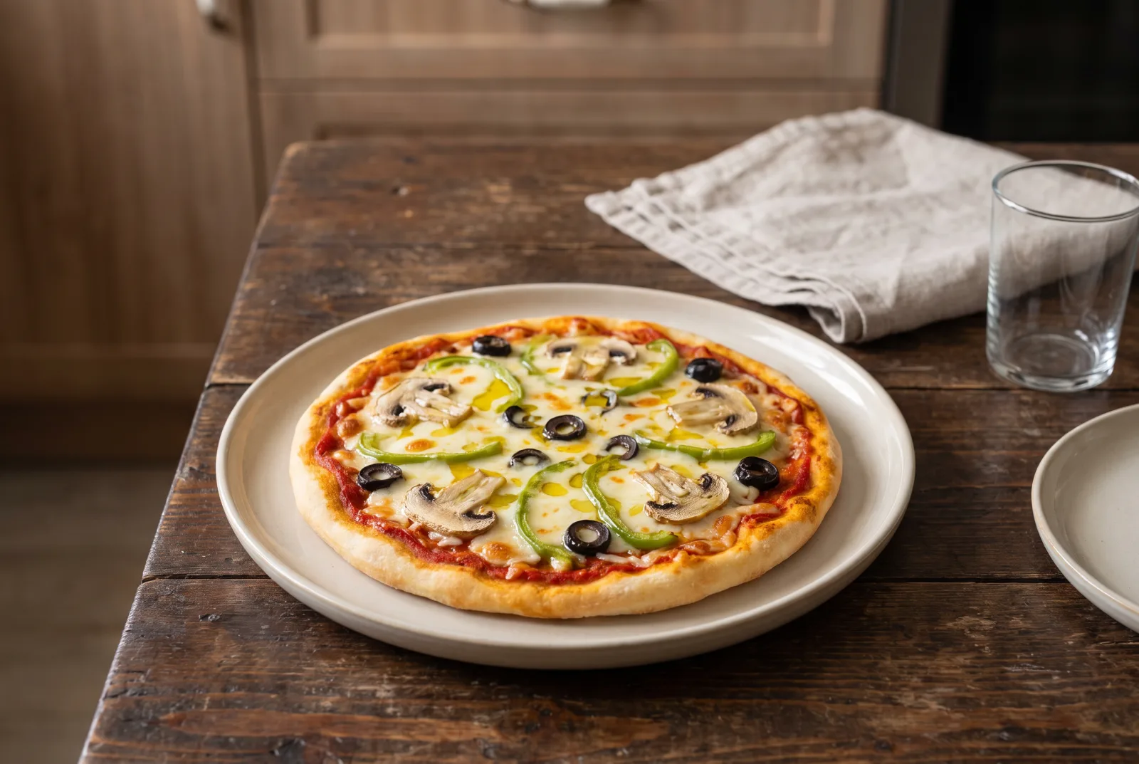 Mini Cheese and Vegetable Pizzas with Ready-Made Dough