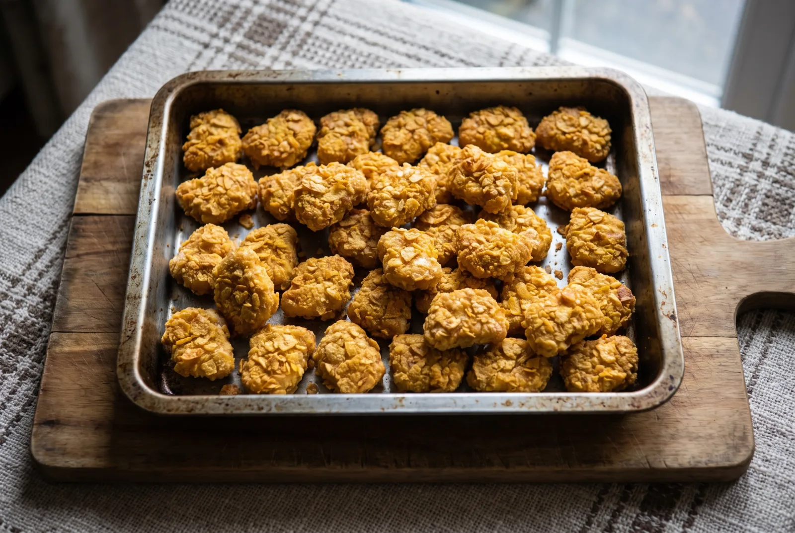 Crispy Oven-Baked Chicken Nuggets for Kids