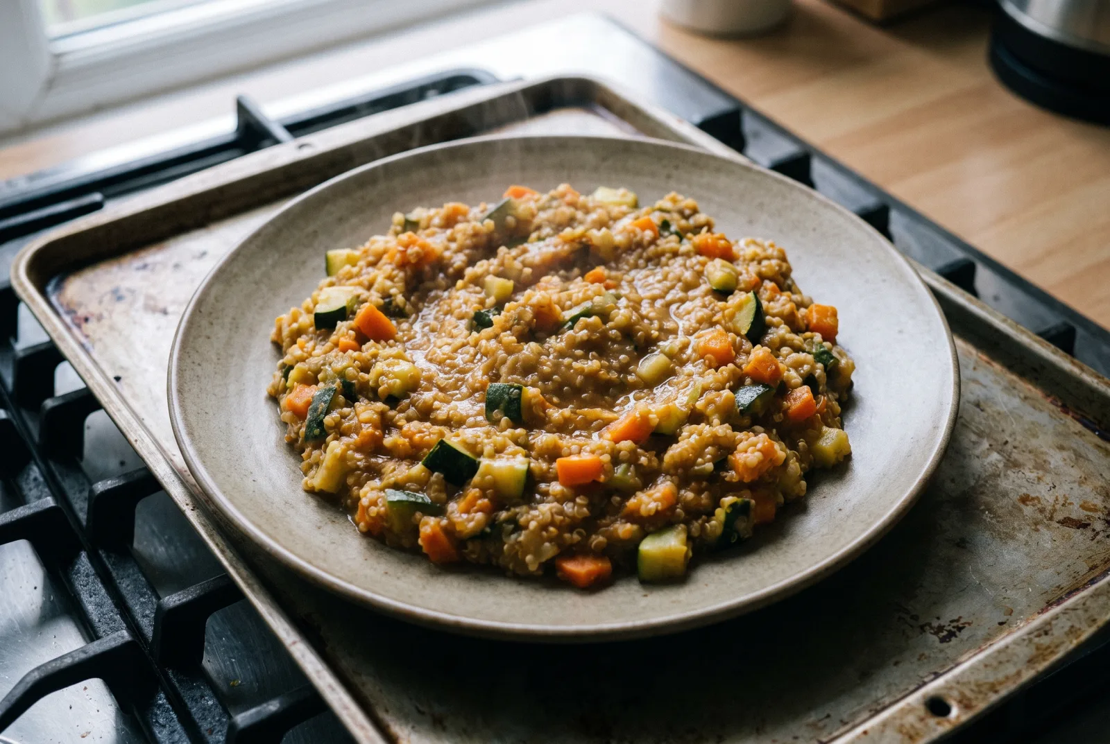 Quinoa and Vegetable Porridge for Babies 10 Months and Older