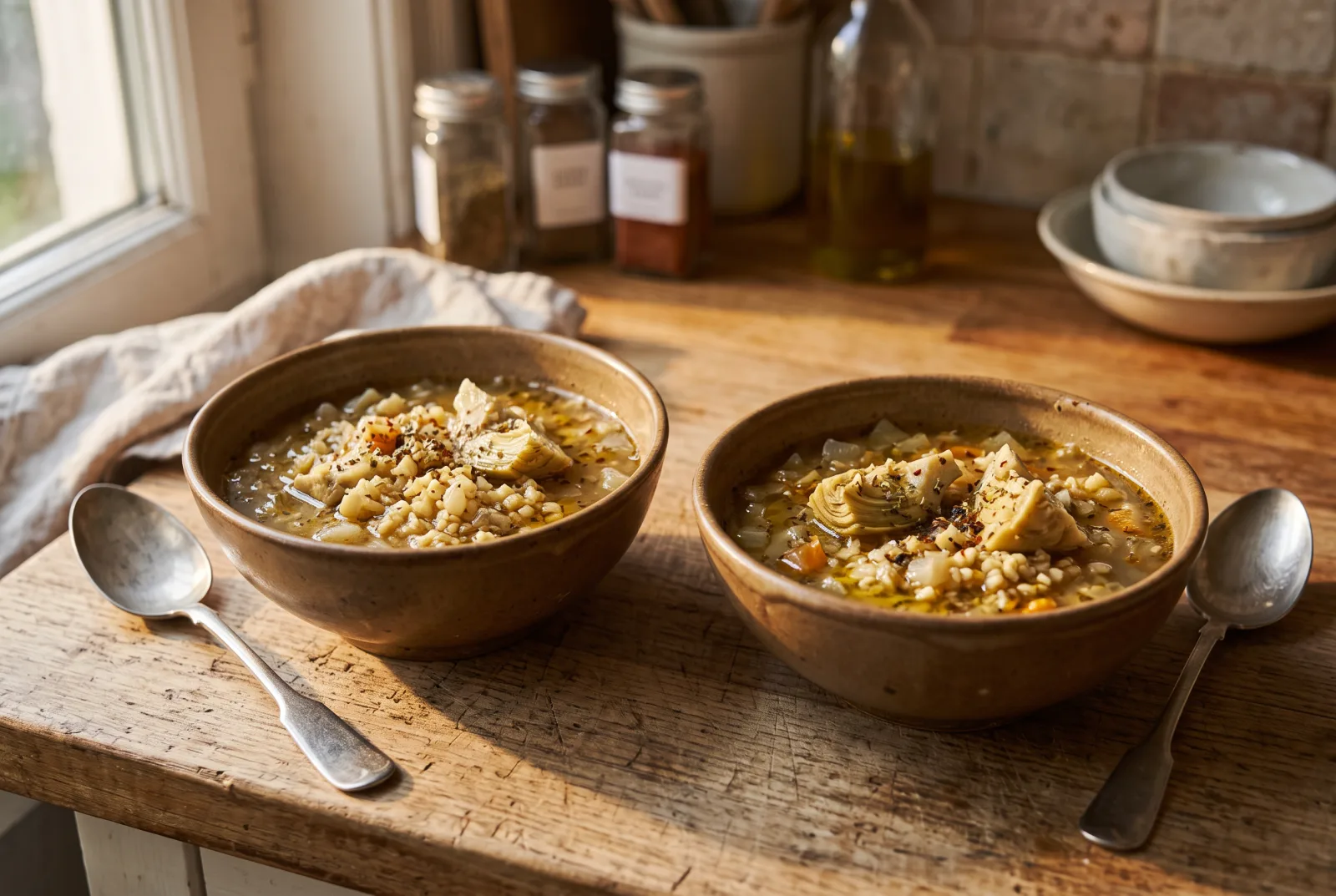 Artichoke and Bulgur Soup for Babies 12 Months and Older