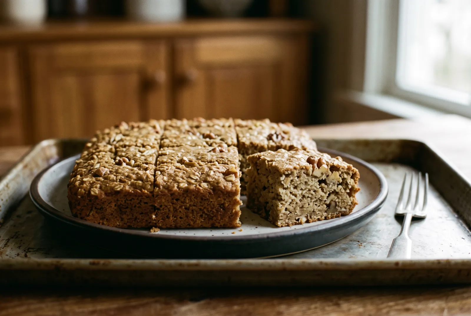 Banana Oat Cake | Lower-Sugar Baked Treat for Kids