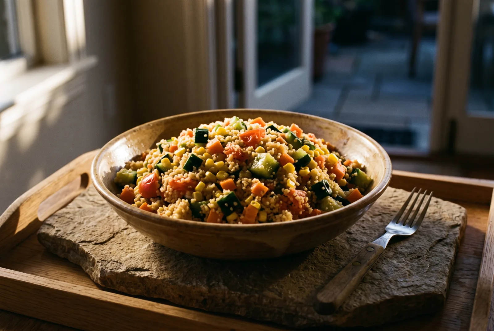 Colorful Vegetable Couscous Salad — a Vitamin-Rich Recipe for Kids