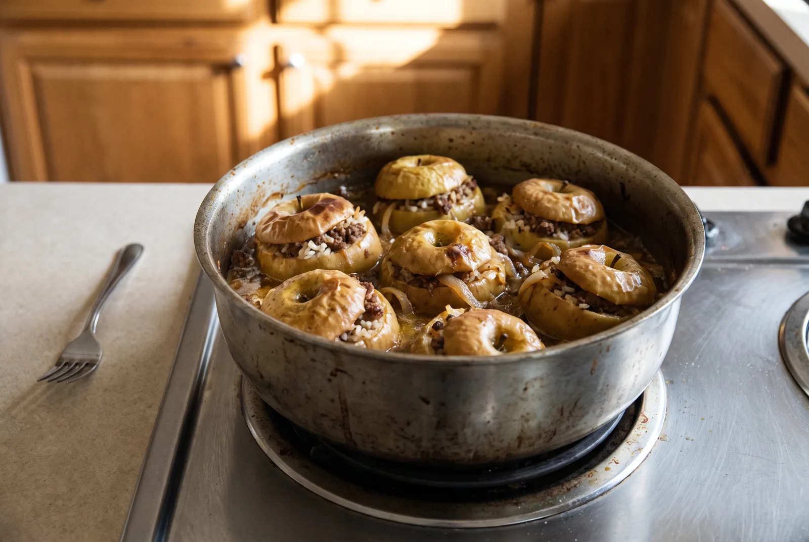 Stuffed Apples | Budget-Friendly Baked Ground Meat Dish