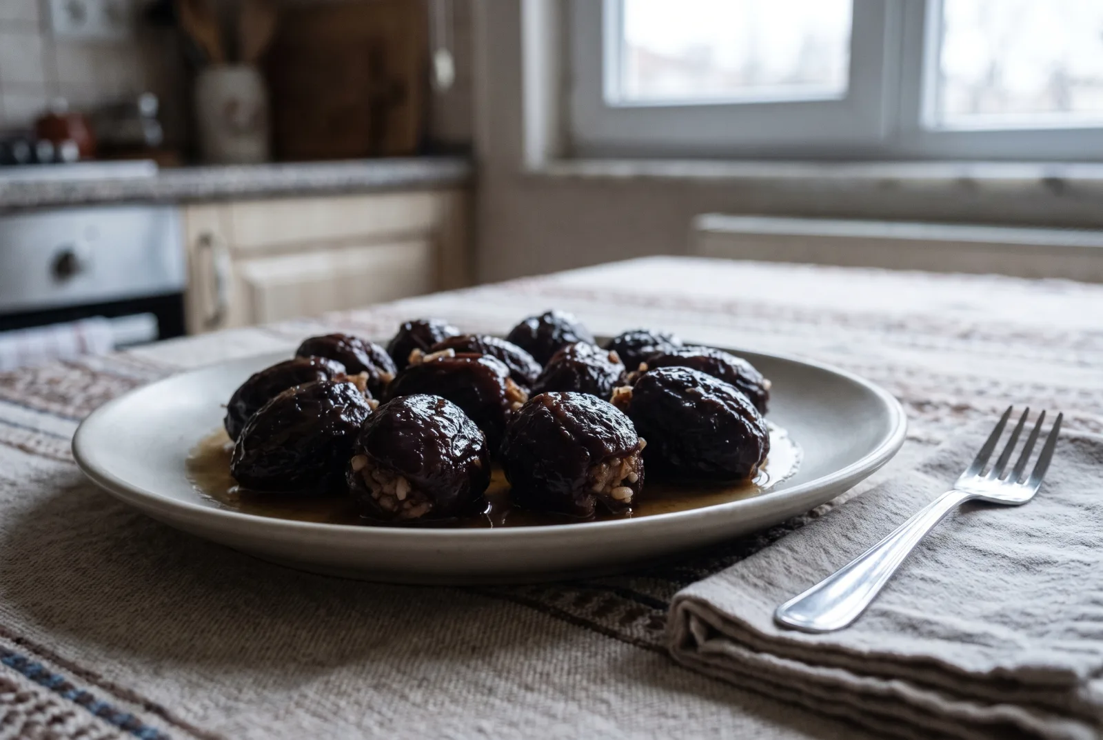 Dried Plum Dolma | Tangy Ground Beef and Rice Filling