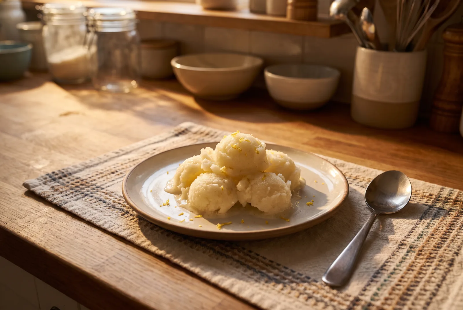 Lemon Sorbet | Refreshing Summer Dessert