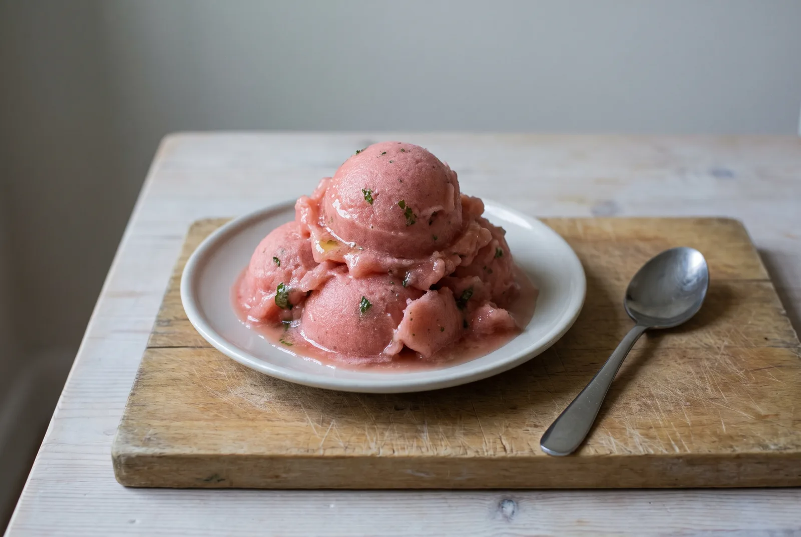 Watermelon Sorbet — Easy Summer Dessert with Less Sugar