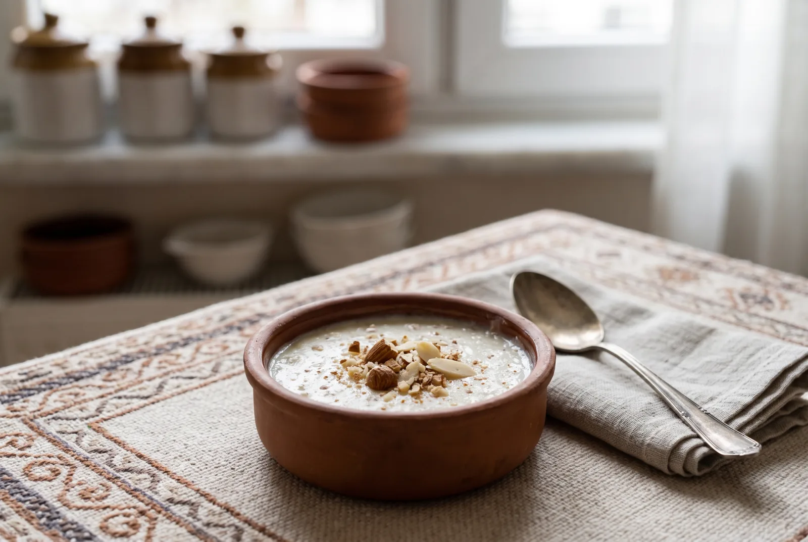 Keşkül | Traditional Turkish Chilled Almond Pudding