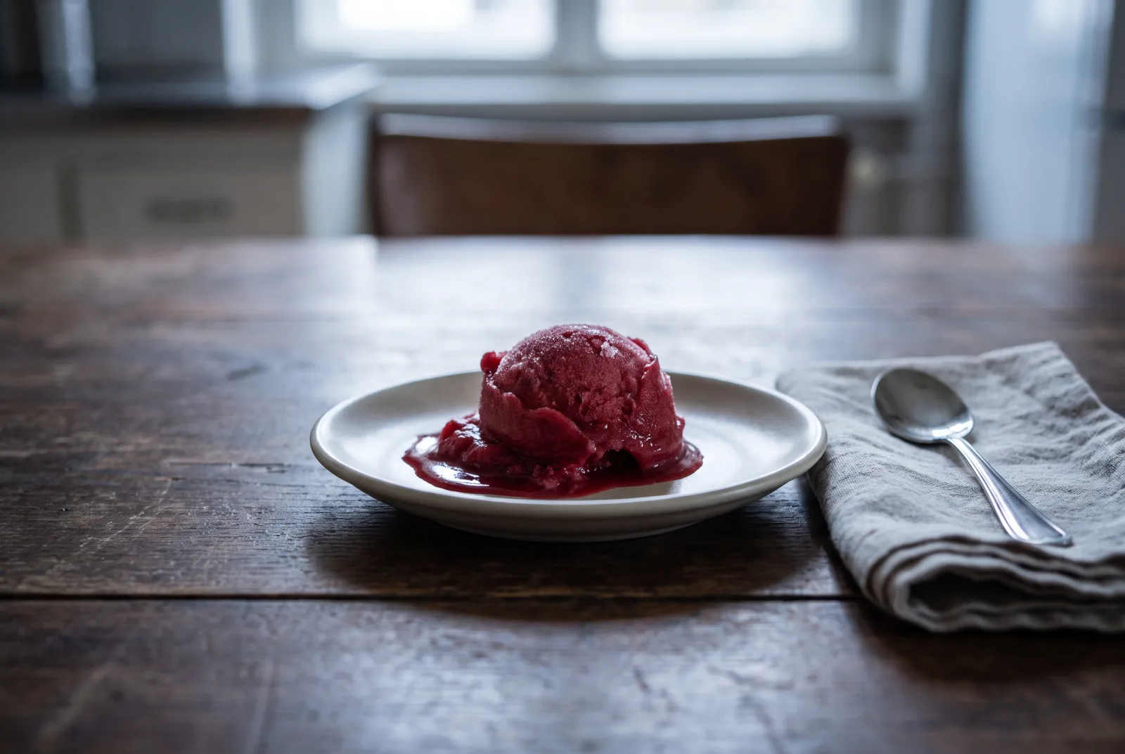 Pomegranate Sorbet | Refreshing Winter Fruit Dessert