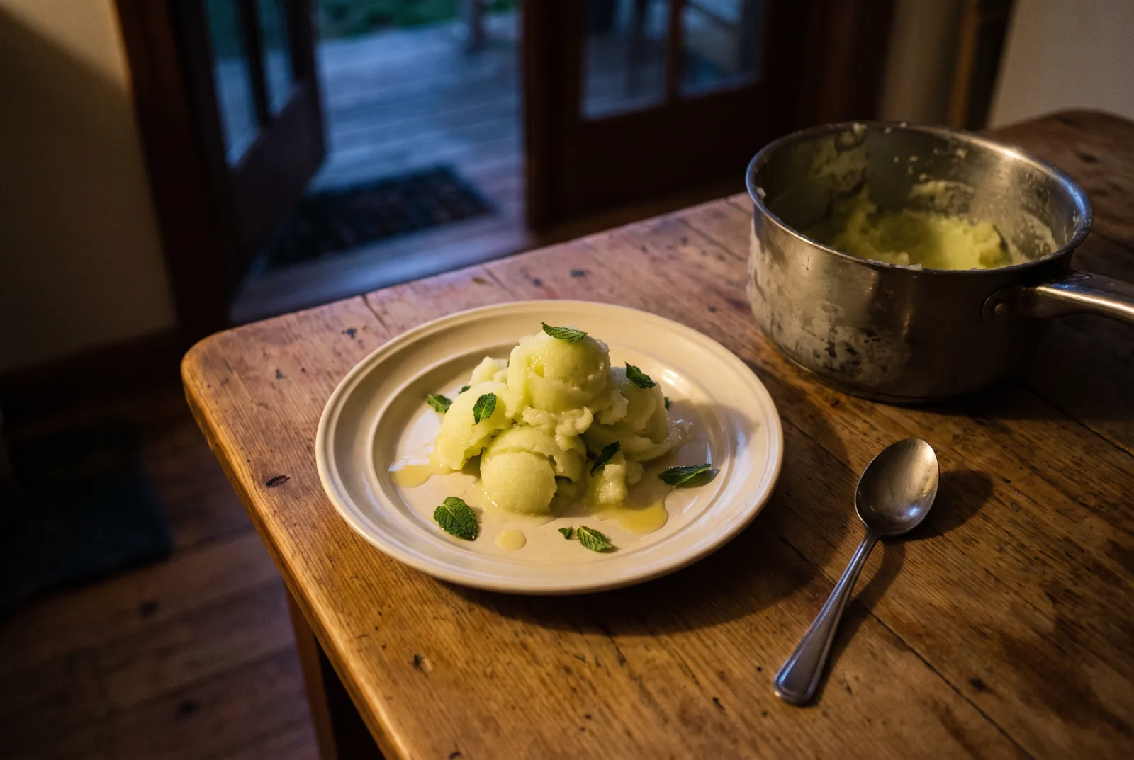 Melon Sorbet — A Dairy-Free Summer Fruit Dessert