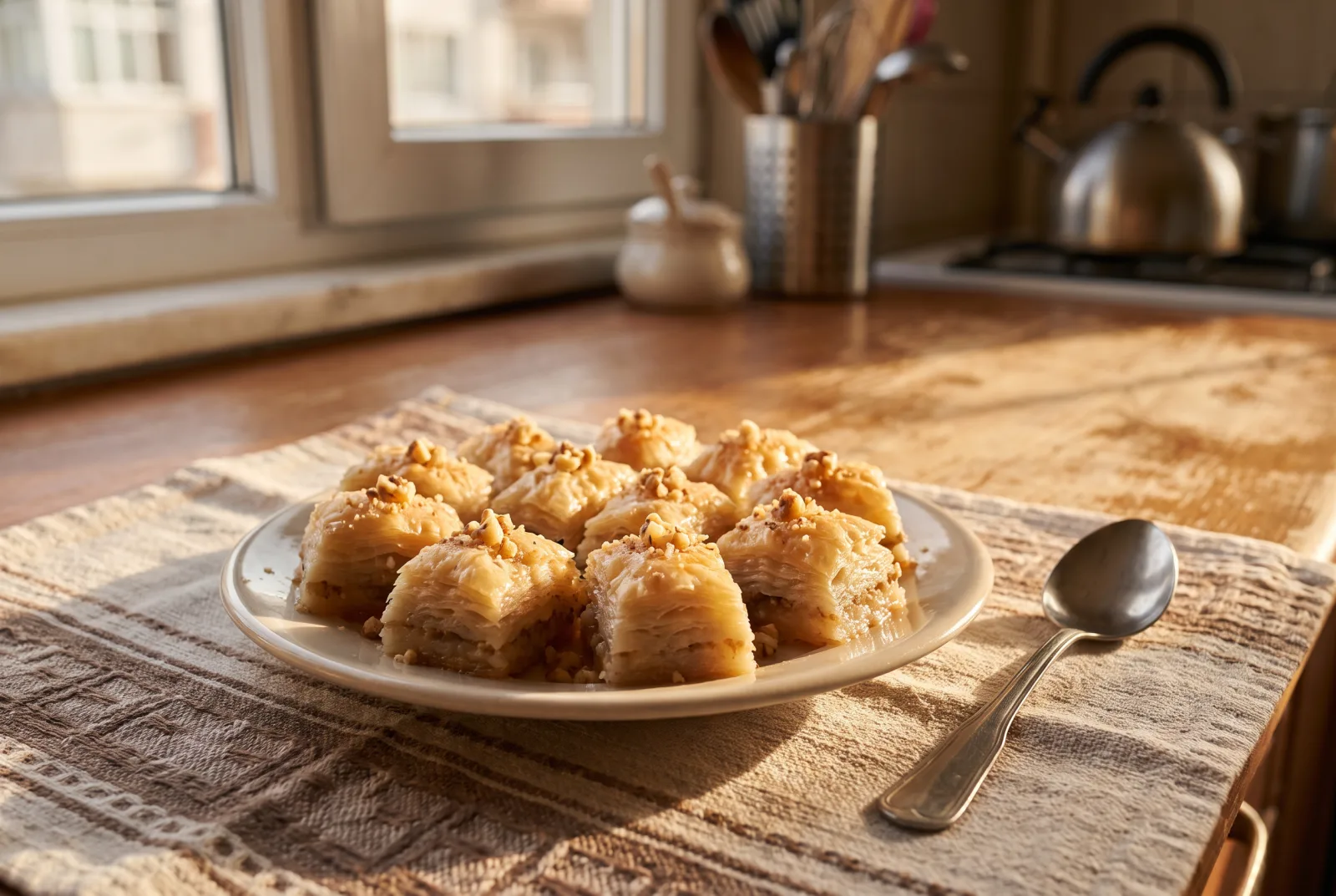 Sütlü Nuriye | Chilled Walnut and Milk Dessert