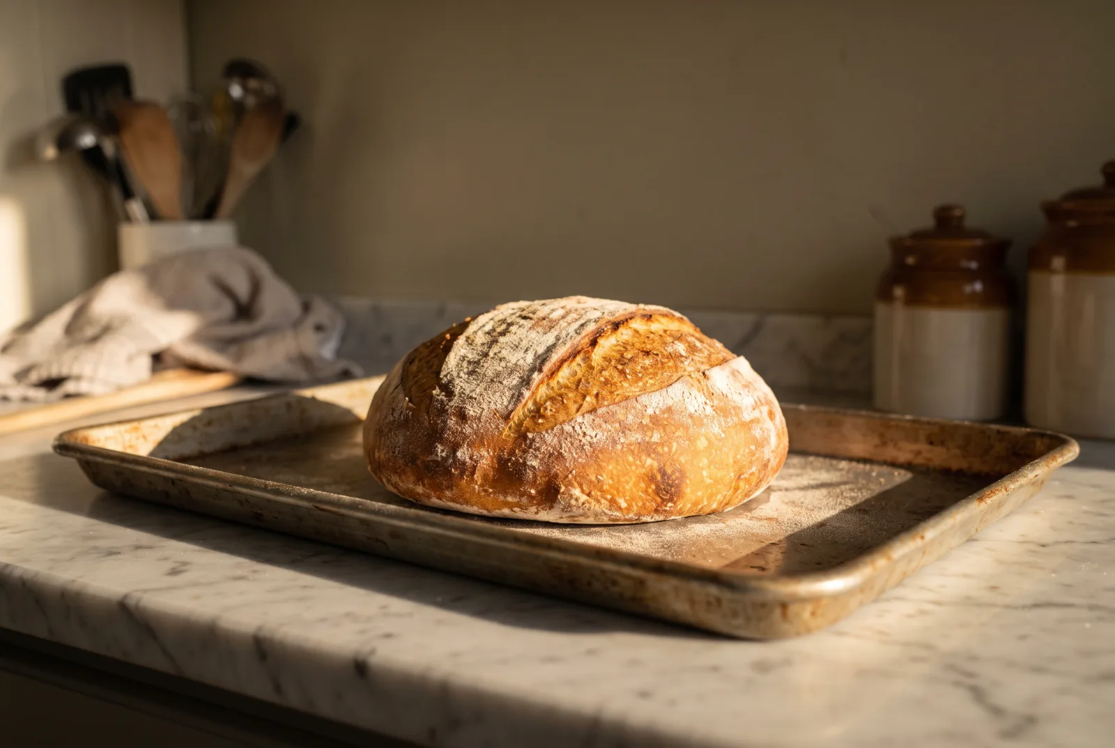Sourdough Bread — Long-Fermented Country Loaf