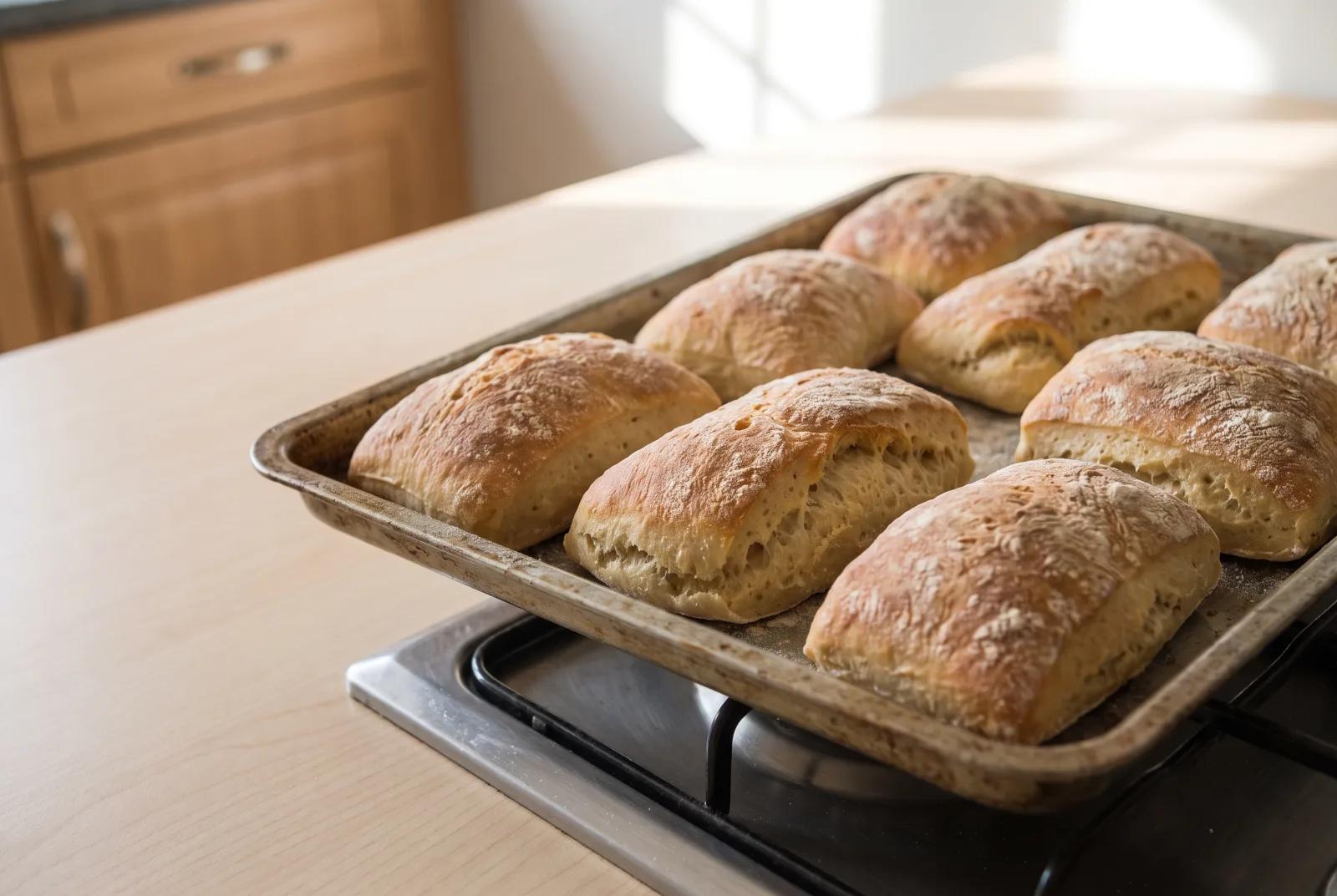 Ciabatta — Italian Bread with an Open Crumb and Crisp Crust