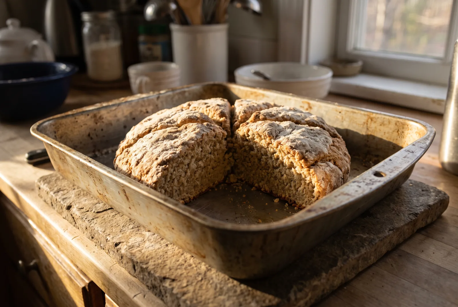 Soda Bread | Irish No-Yeast Bread with a Crusty Crust