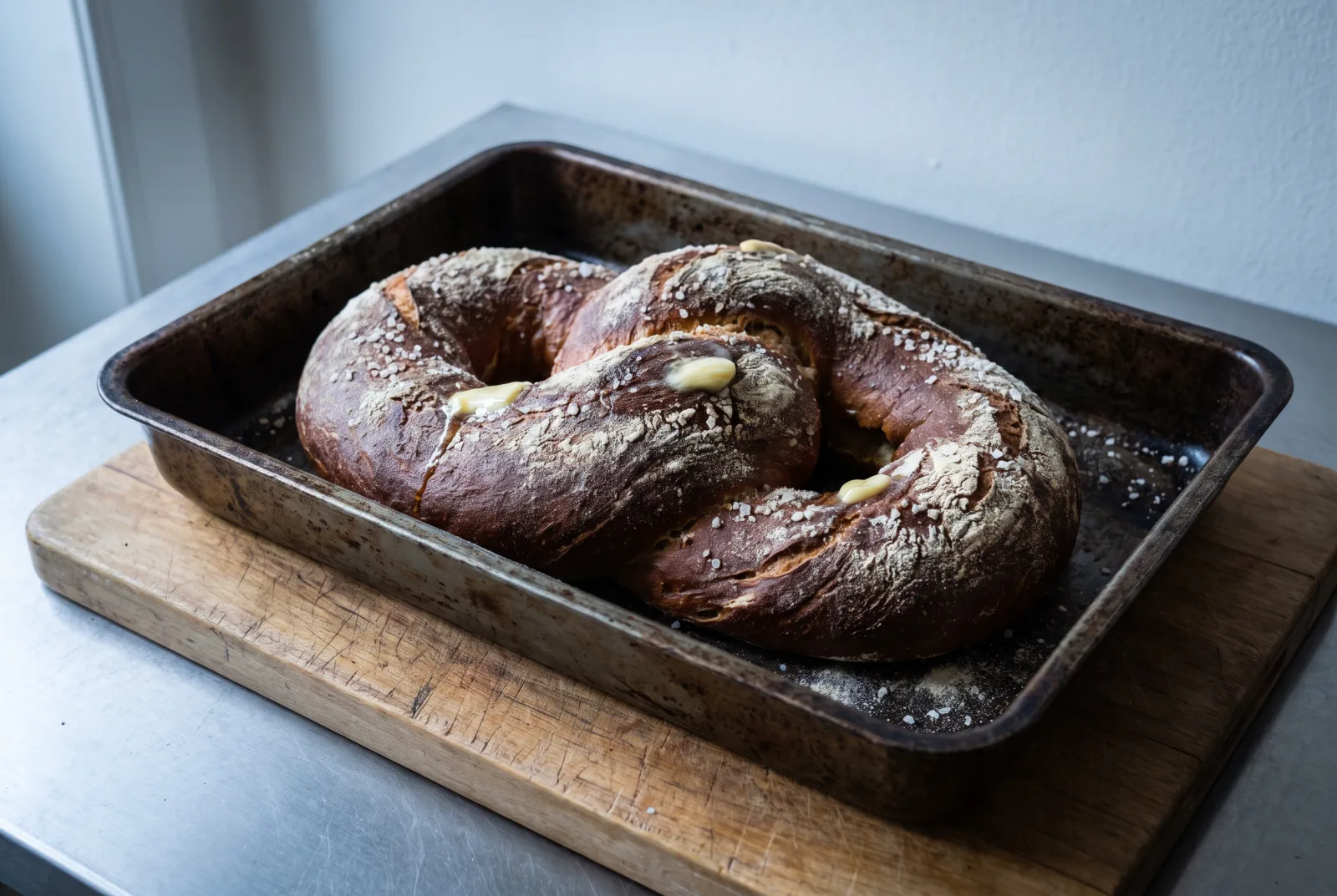 Soft Pretzels | Knotted German-Style Salted Bread