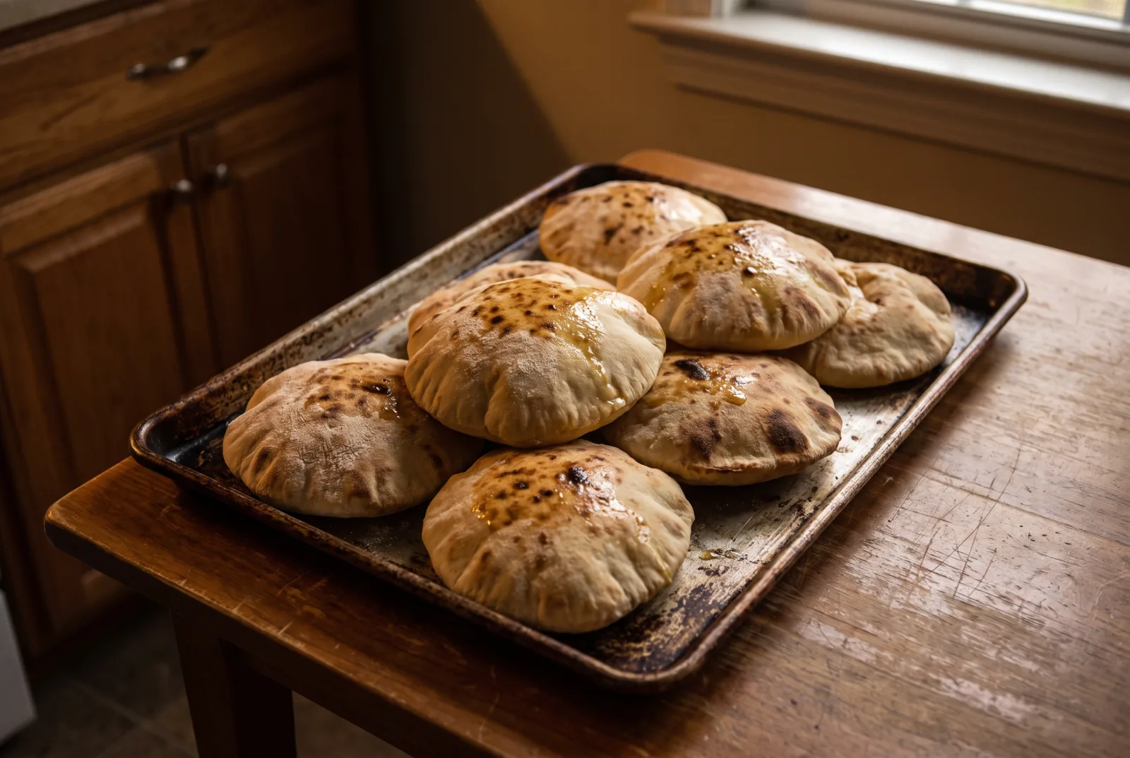 Pita Bread — Middle Eastern Pocket Flatbread