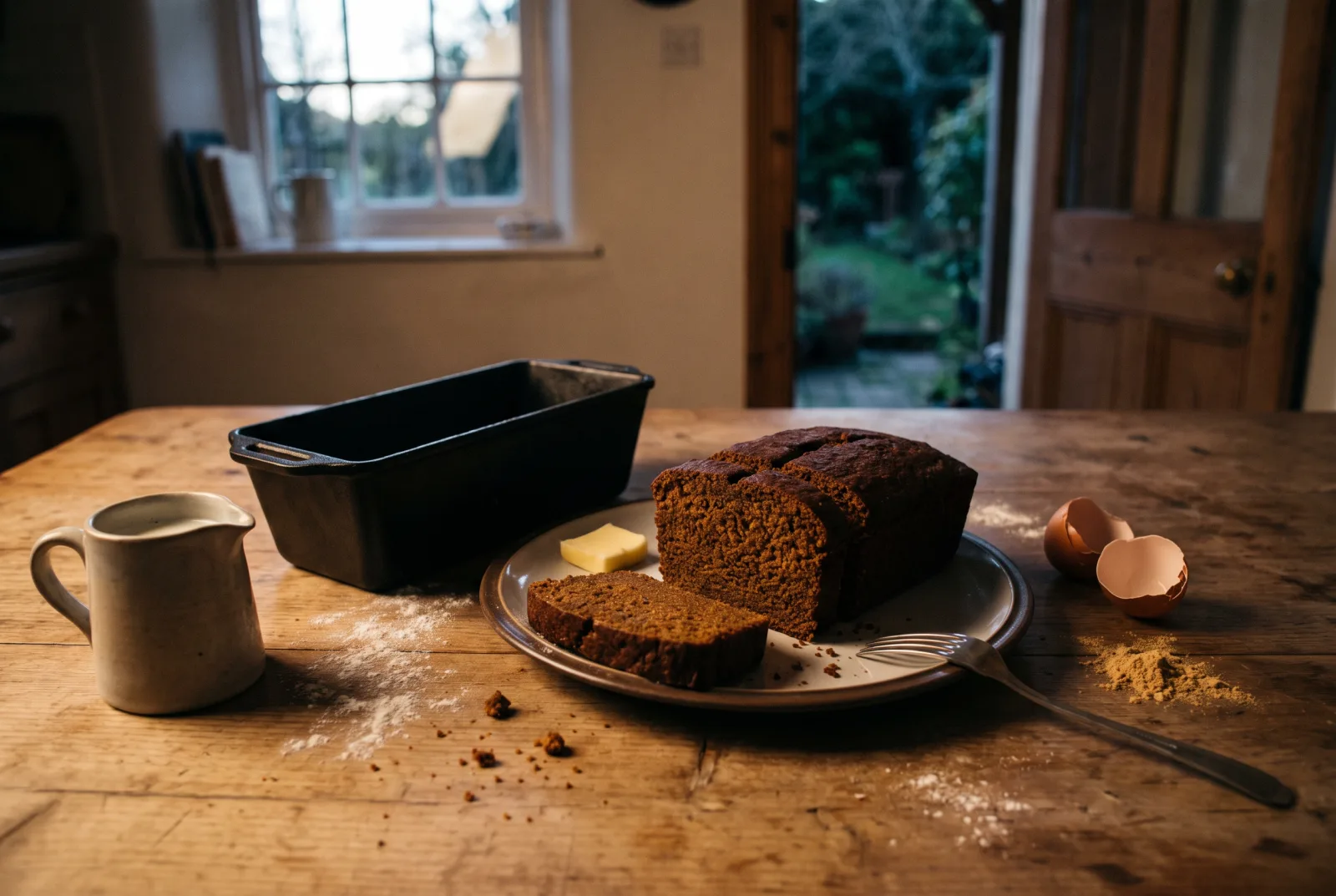 Gingerbread Loaf — Spiced British-Style Tea Bread