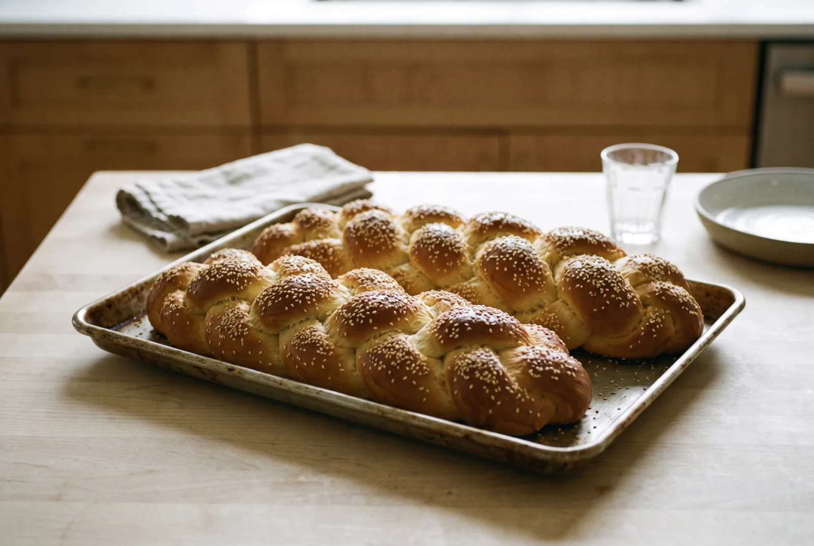 Challah — Honey-Sweetened Braided Bread