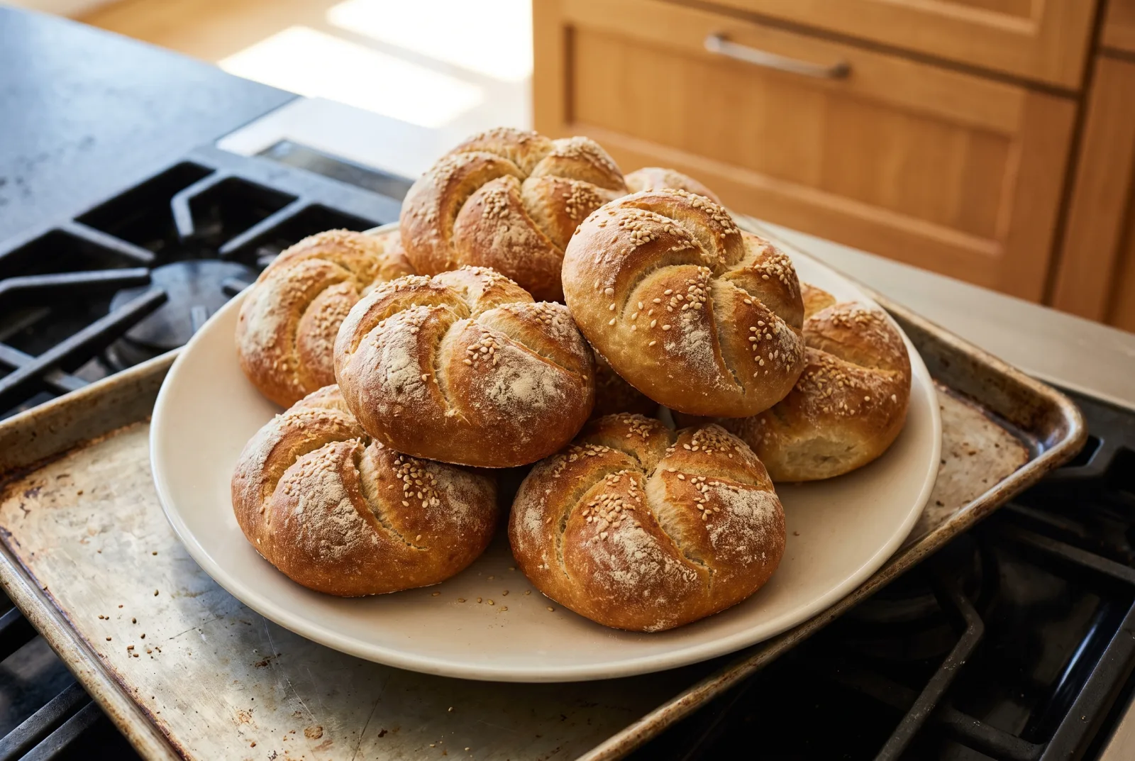 Kaiser Roll — Austrian-Style Breakfast Bread