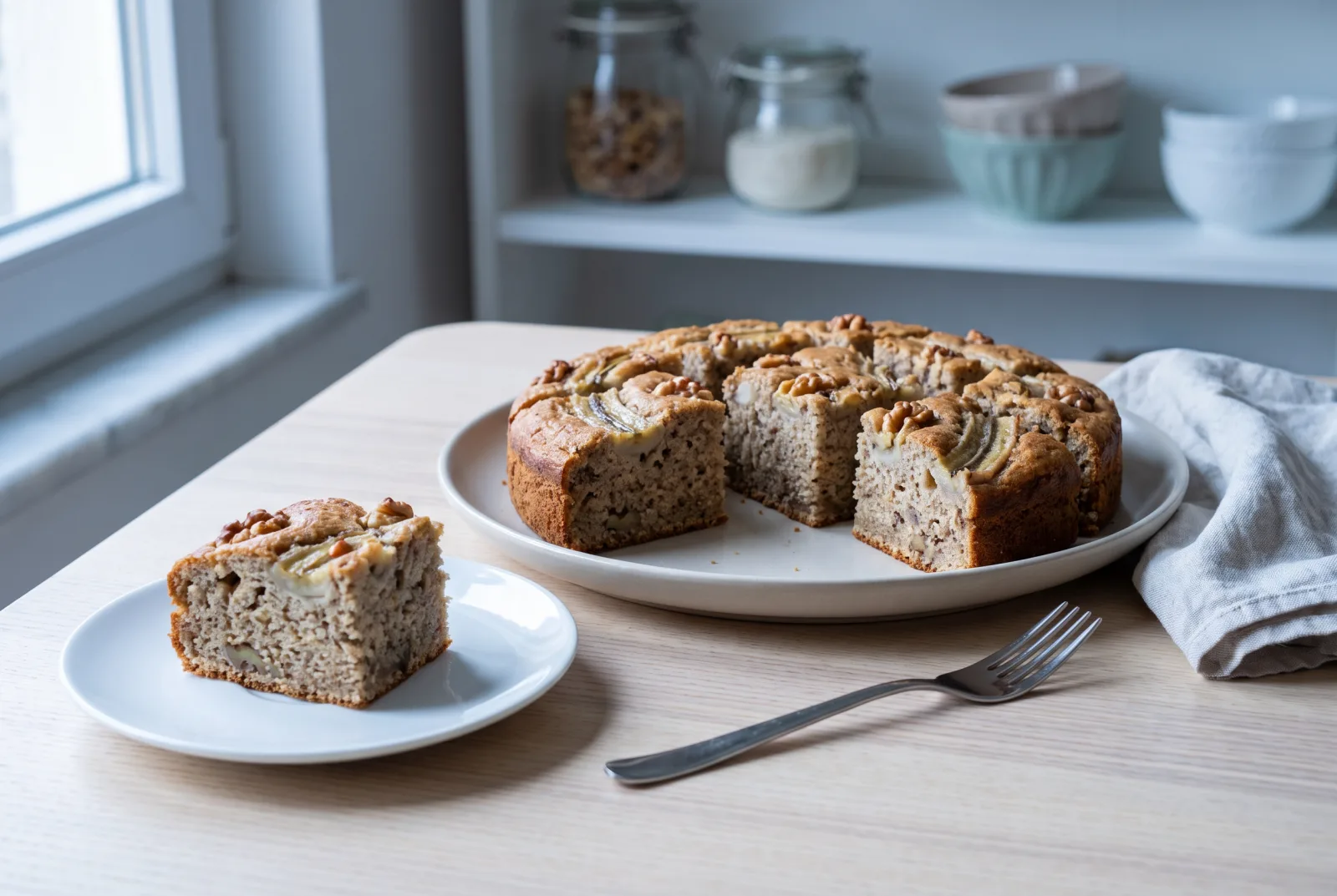 Muzlu Kek — Banana Walnut Cake