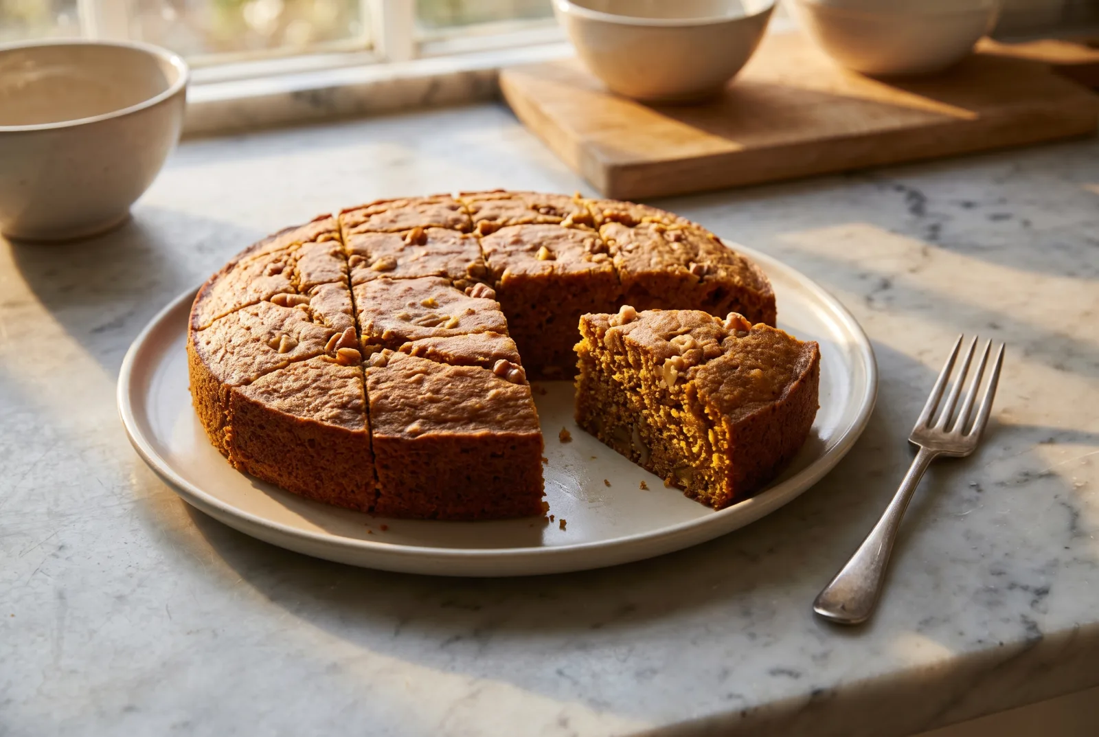 Pumpkin Cake — Spiced Walnut Recipe