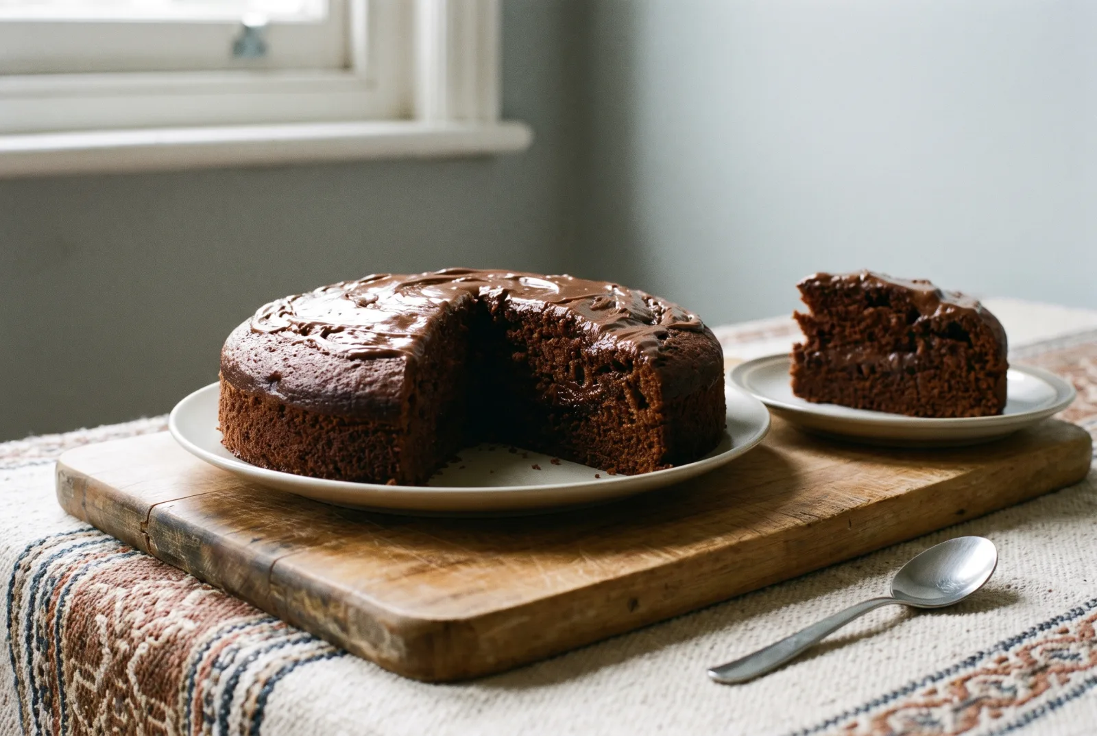 Hazelnut Spread Cake | Homemade Swirl Cake