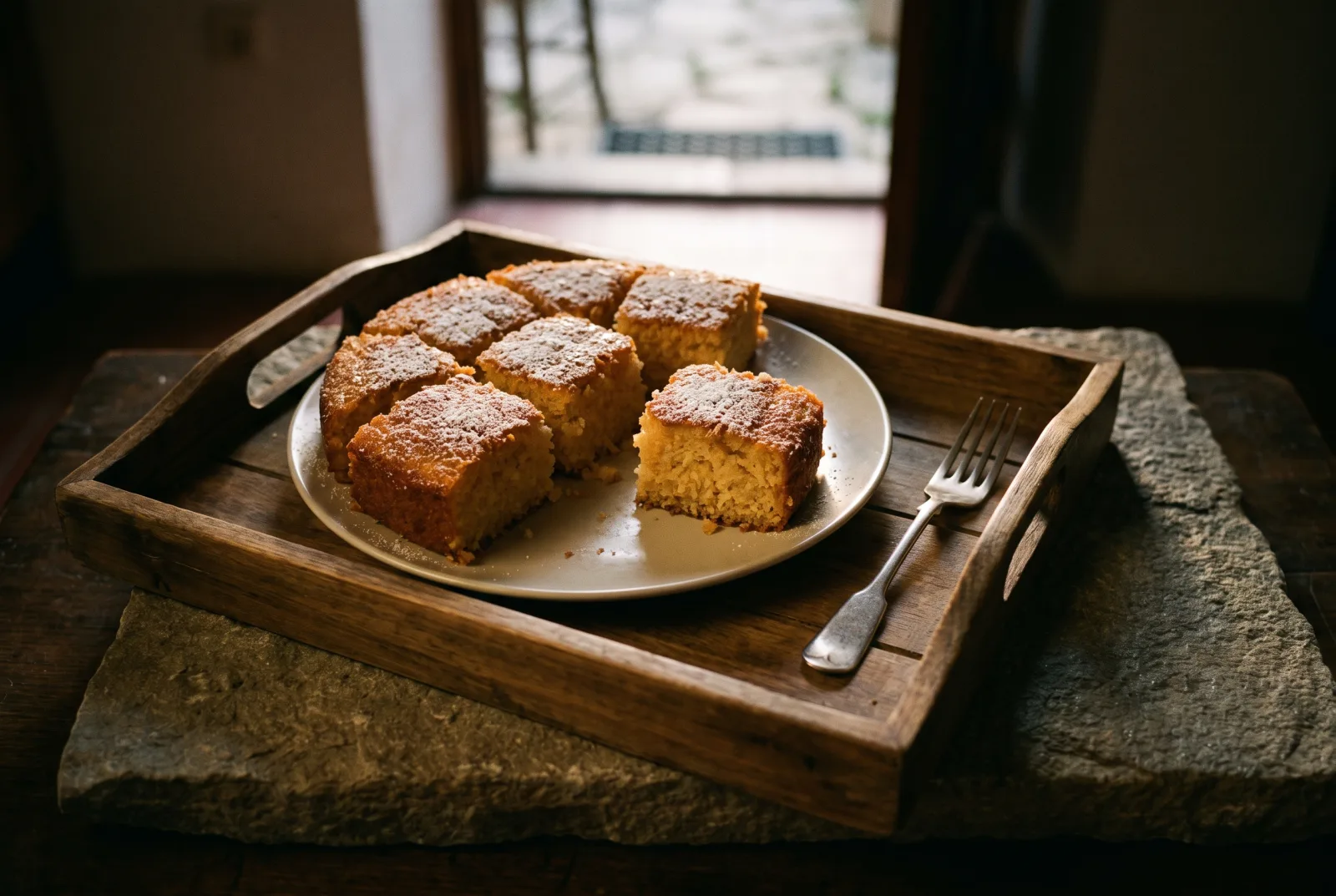 Coconut Cake with White Chocolate