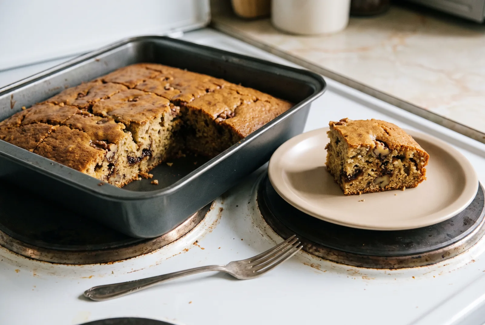 Tahini and Grape Molasses Cake | Traditional Homemade Recipe