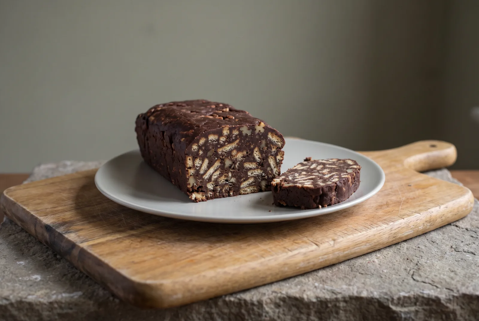 Mozaik Pasta | No-Bake Chocolate Cookie Roll