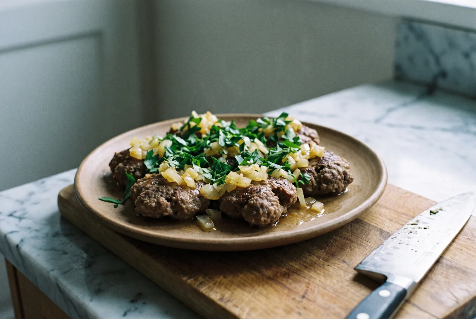 Söğüş Köfte (Gently Simmered Ground Beef Meatballs) | Lean Boiled Meatballs