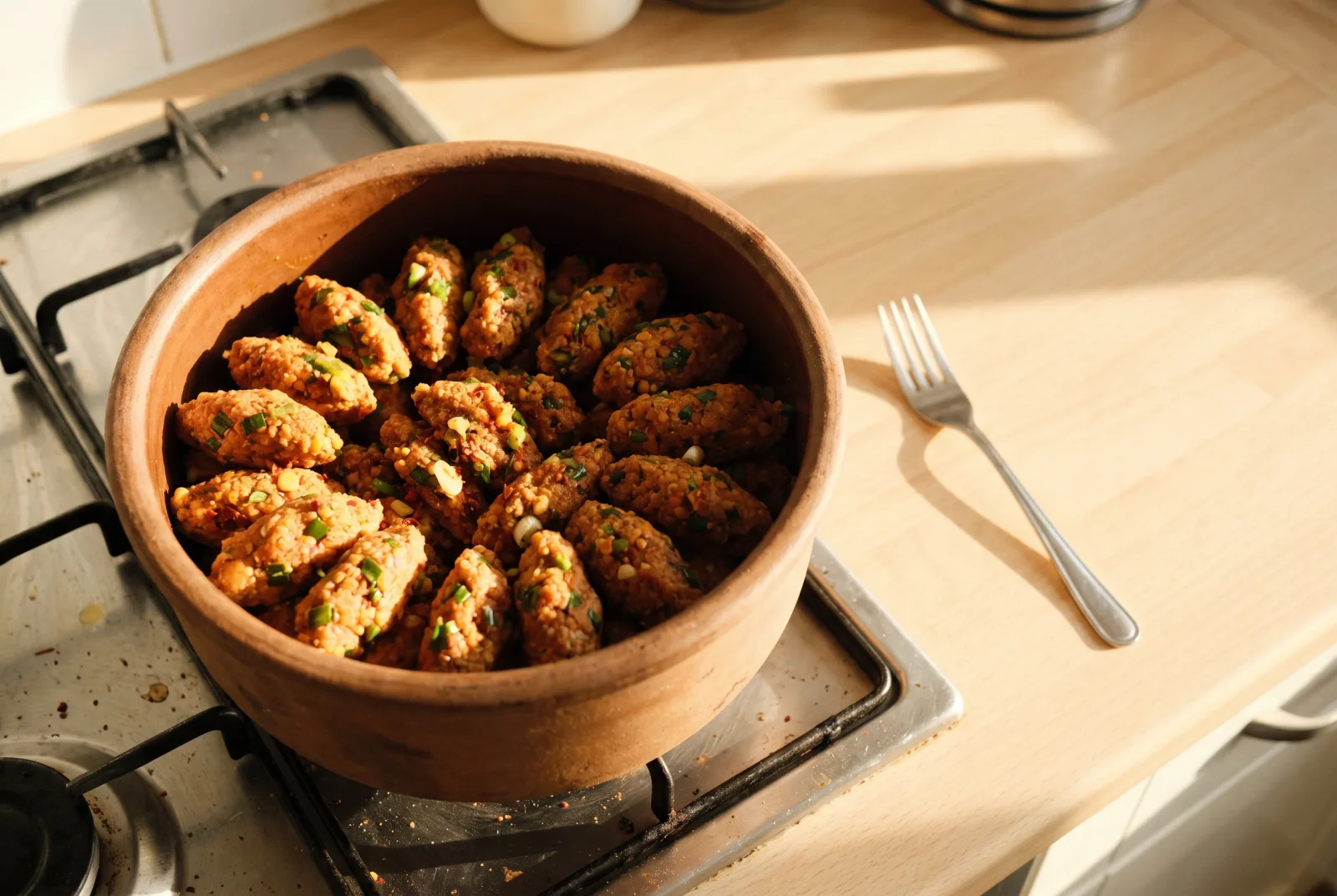 Vegan Turkish Red Lentil Patties