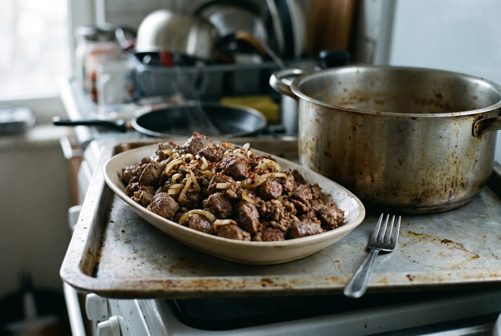 Lamb Liver and Ground Beef Patties